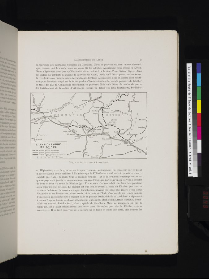 La Vieille Route de l'Inde de Bactres à Taxila : vol.1 / 49 ページ（カラー画像）