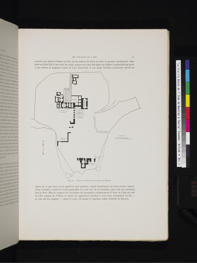 La Vieille Route de l'Inde de Bactres à Taxila : vol.1 / 111 ページ（カラー画像）