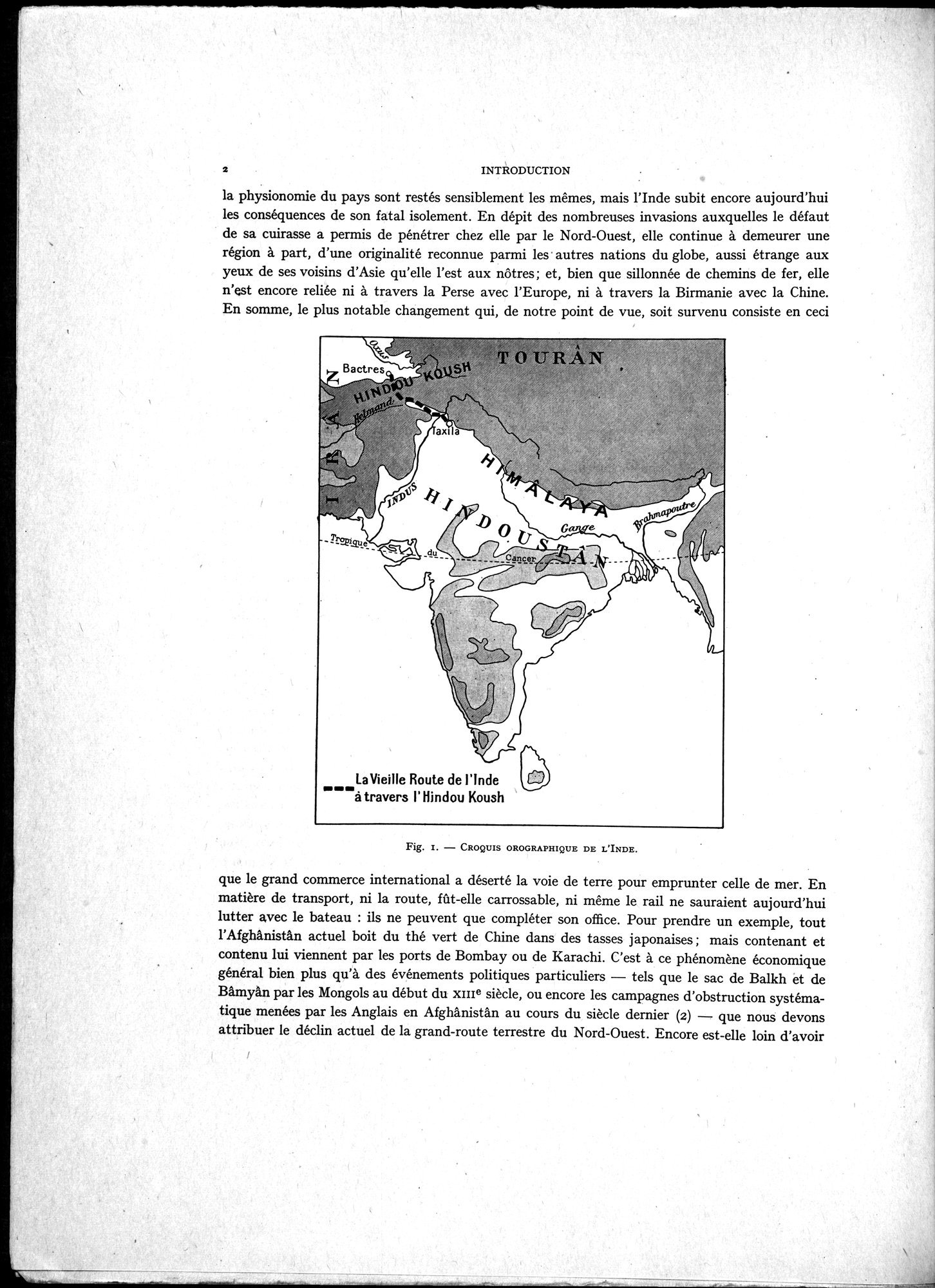 La Vieille Route de l'Inde de Bactres à Taxila : vol.1 / 12 ページ（白黒高解像度画像）