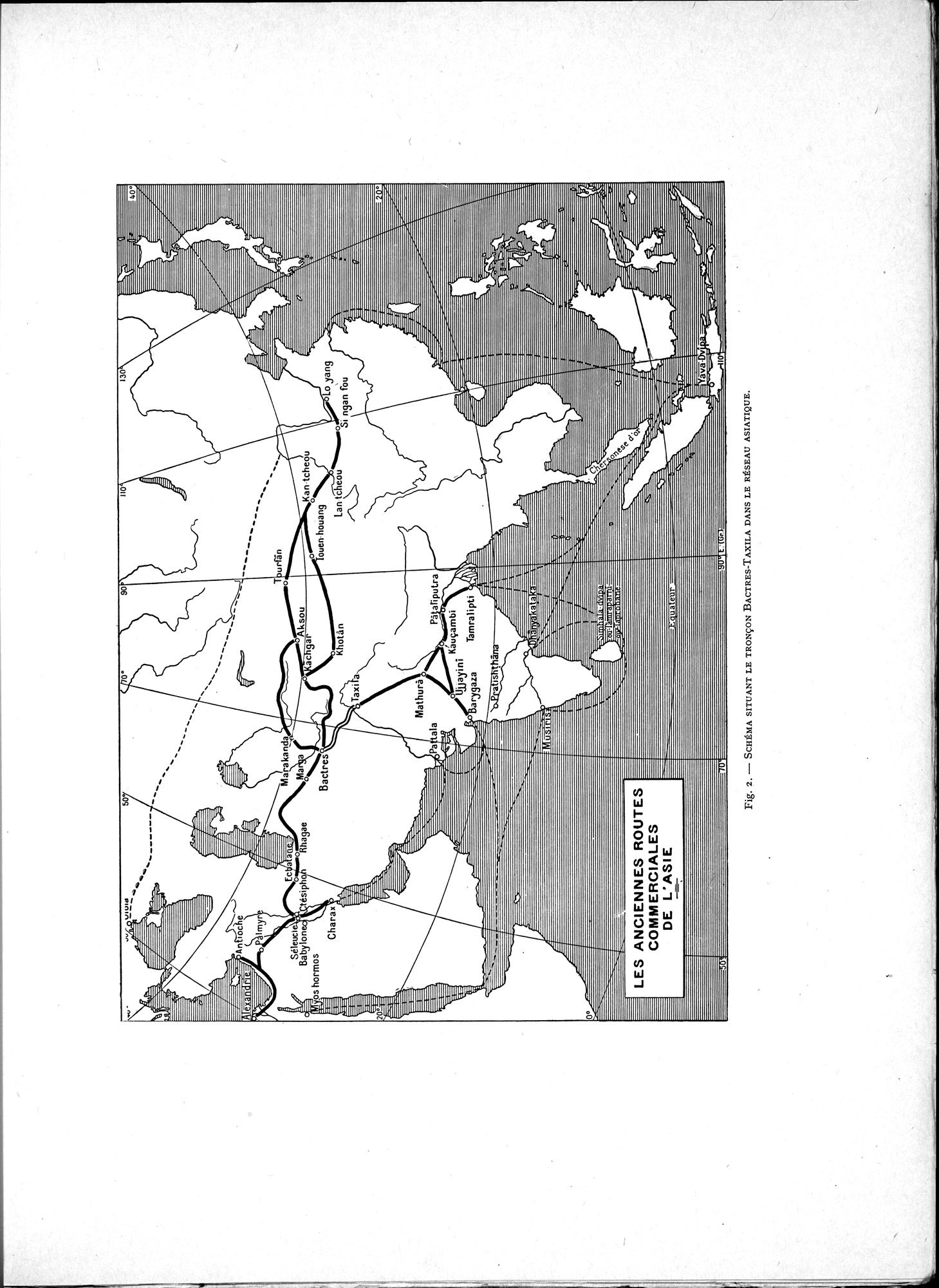 La Vieille Route de l'Inde de Bactres à Taxila : vol.1 / 15 ページ（白黒高解像度画像）