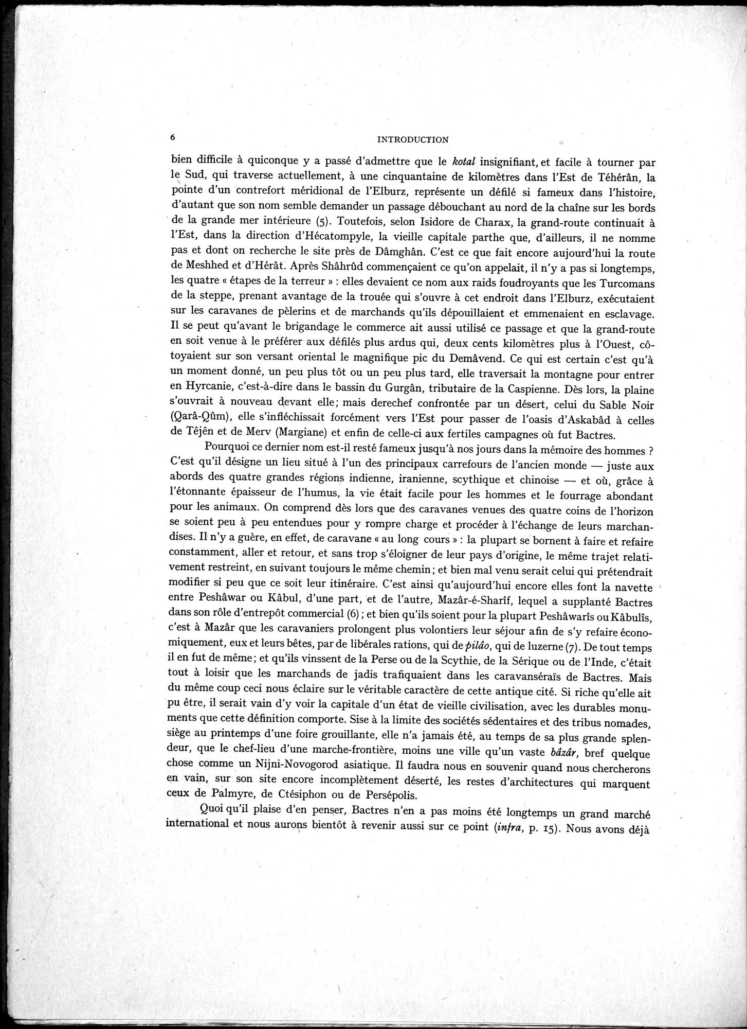 La Vieille Route de l'Inde de Bactres à Taxila : vol.1 / Page 16 (Grayscale High Resolution Image)
