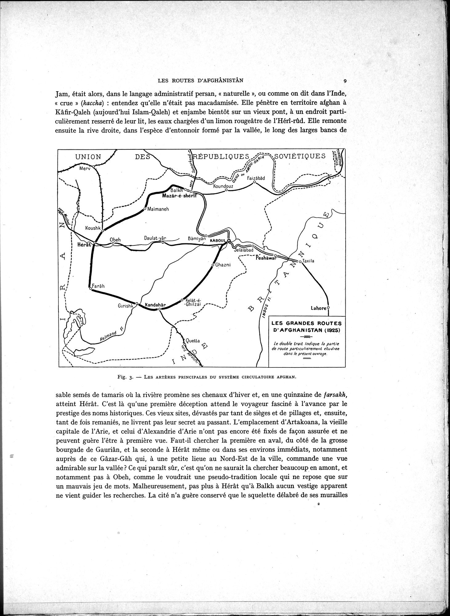 La Vieille Route de l'Inde de Bactres à Taxila : vol.1 / 19 ページ（白黒高解像度画像）