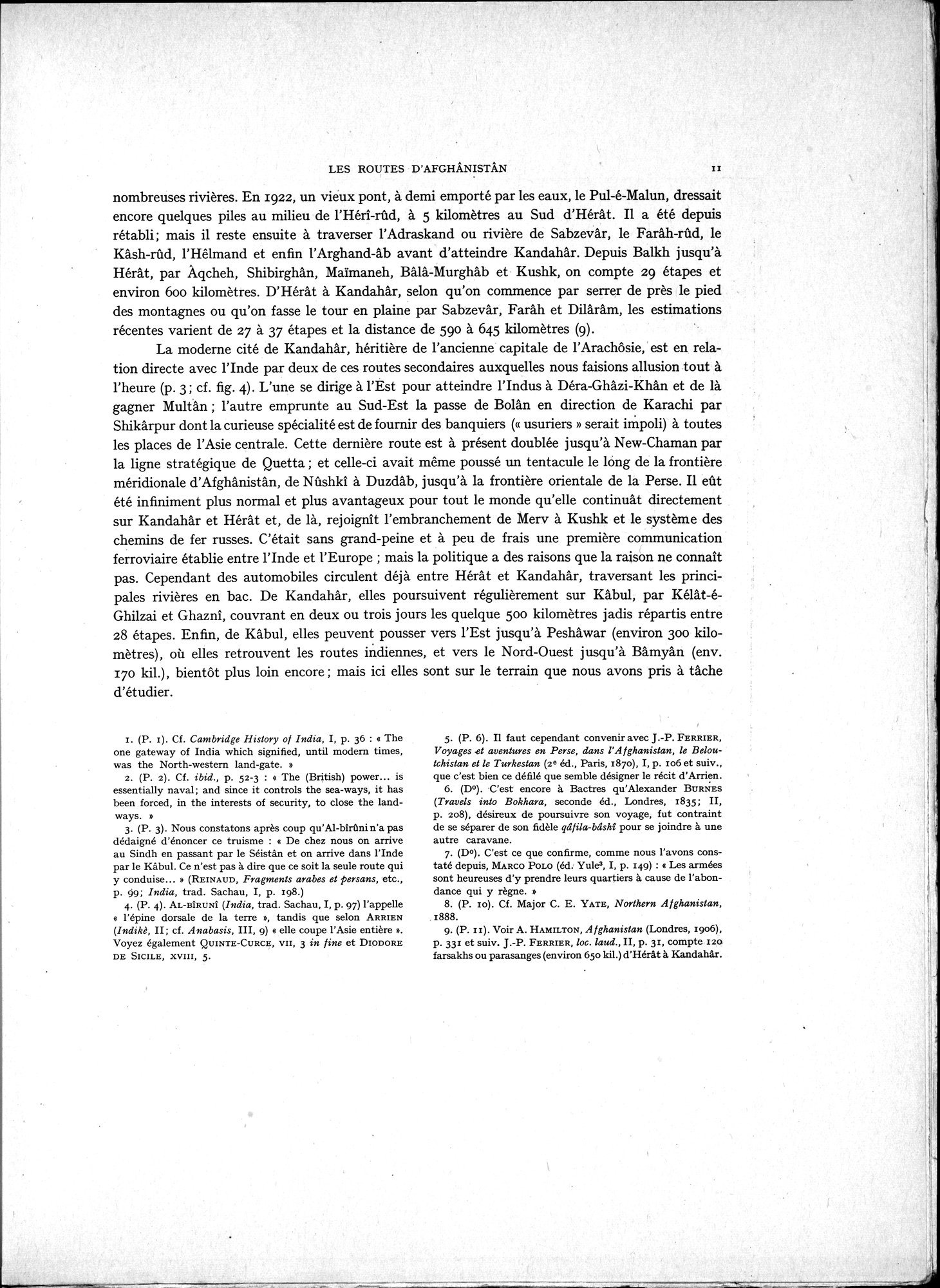 La Vieille Route de l'Inde de Bactres à Taxila : vol.1 / Page 21 (Grayscale High Resolution Image)