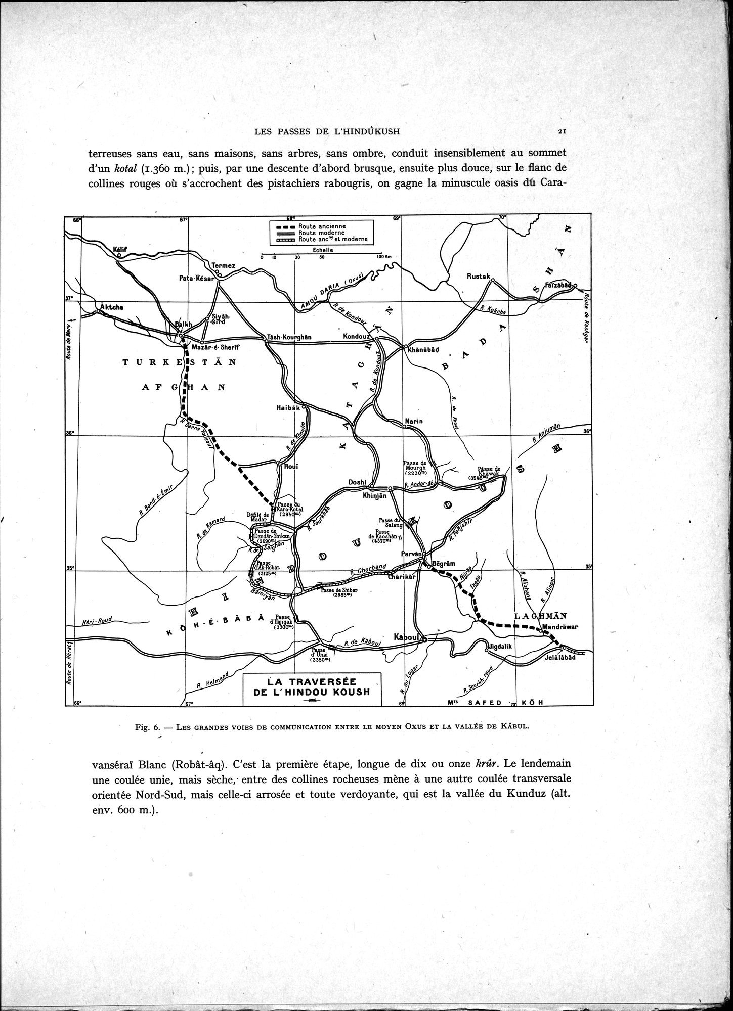 La Vieille Route de l'Inde de Bactres à Taxila : vol.1 / Page 31 (Grayscale High Resolution Image)