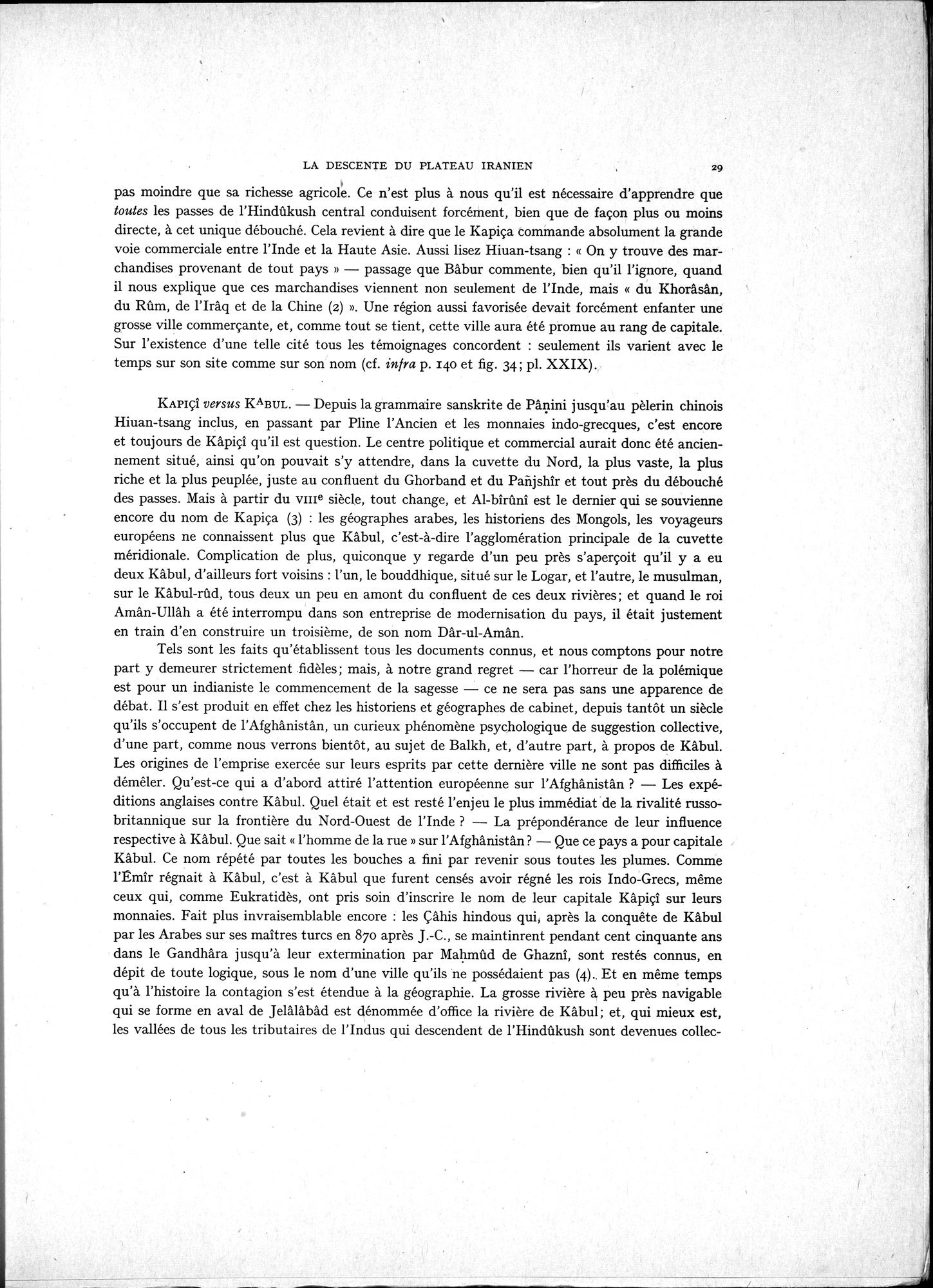 La Vieille Route de l'Inde de Bactres à Taxila : vol.1 / Page 39 (Grayscale High Resolution Image)