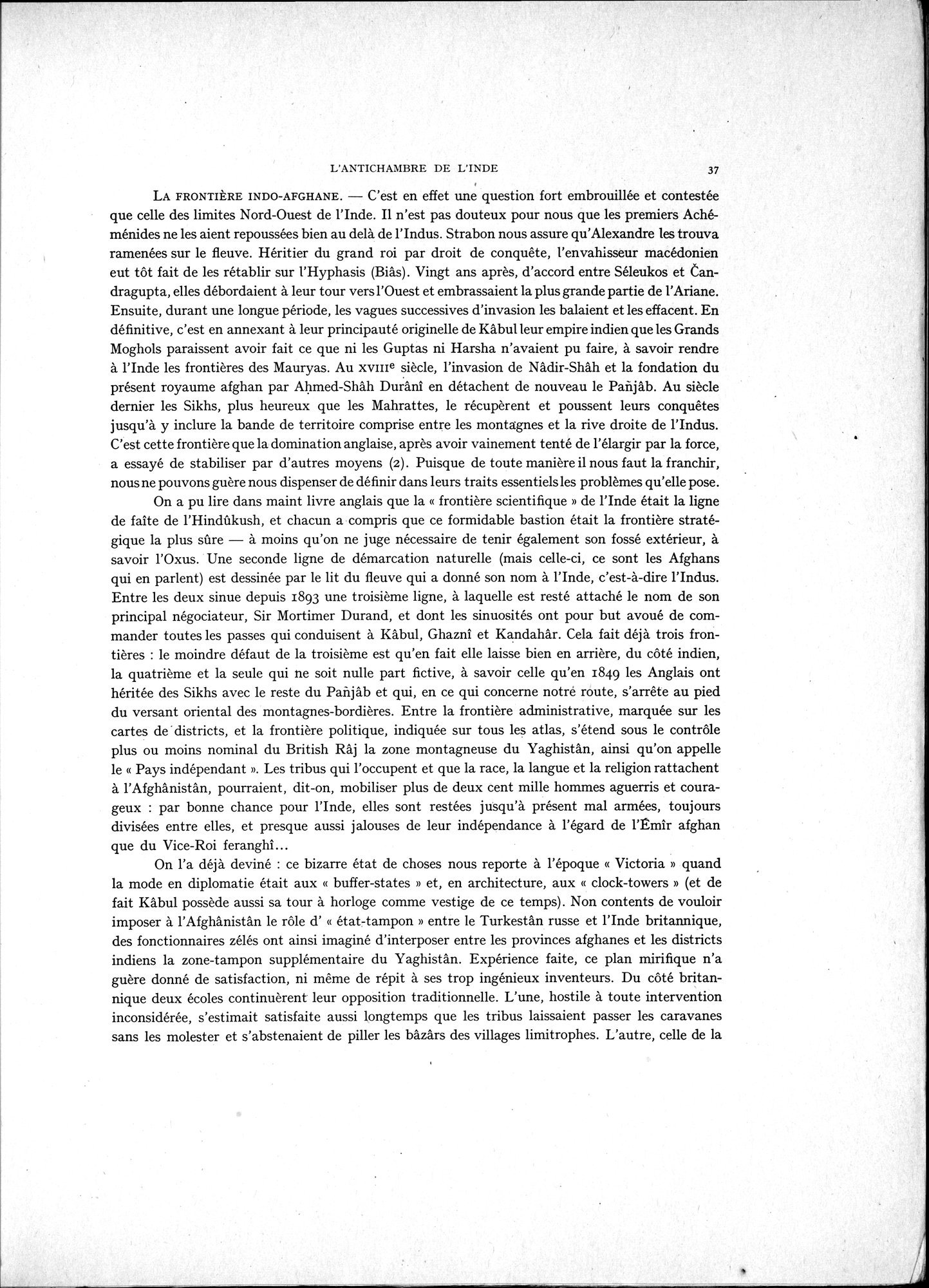 La Vieille Route de l'Inde de Bactres à Taxila : vol.1 / Page 47 (Grayscale High Resolution Image)