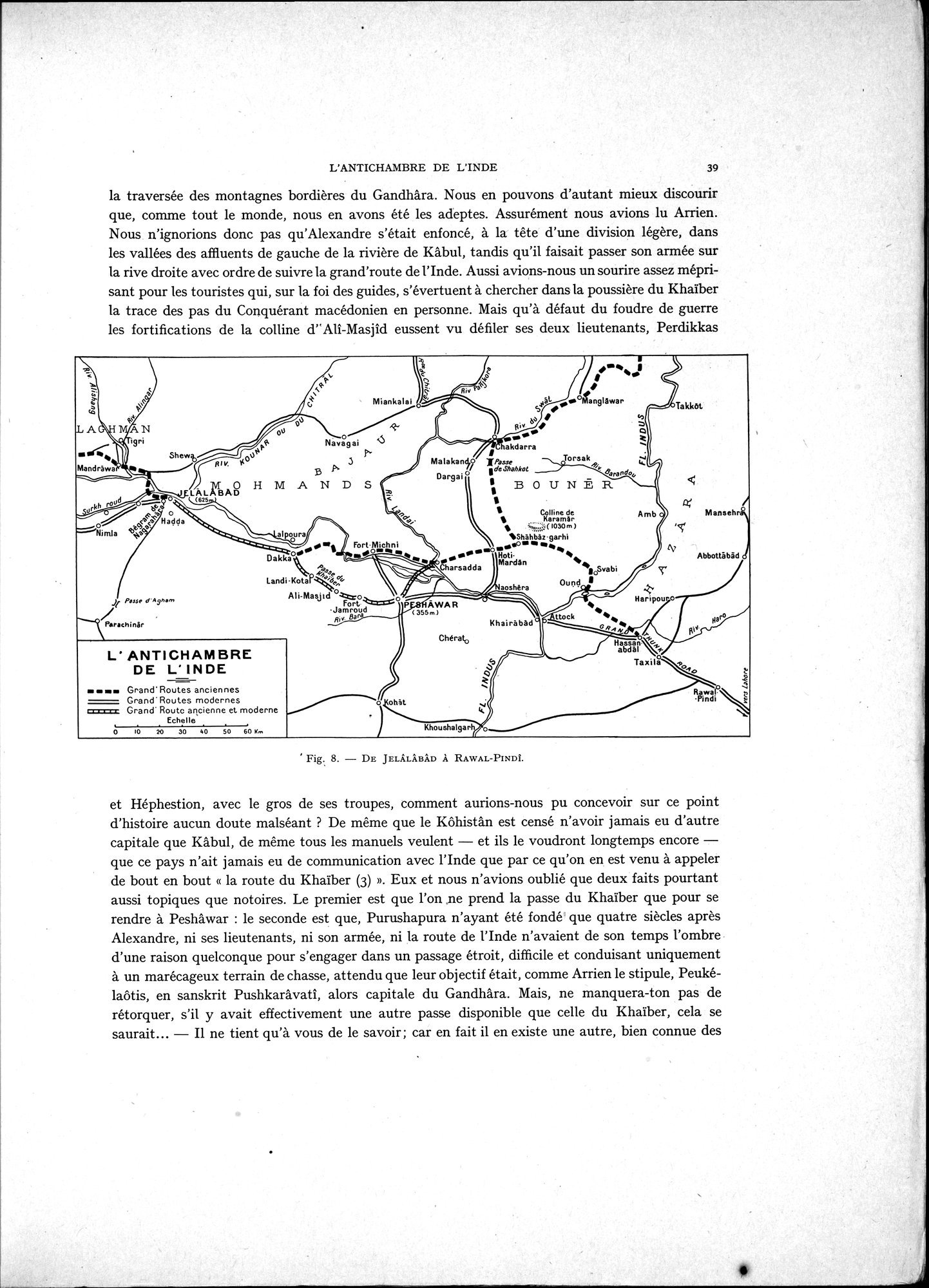 La Vieille Route de l'Inde de Bactres à Taxila : vol.1 / 49 ページ（白黒高解像度画像）