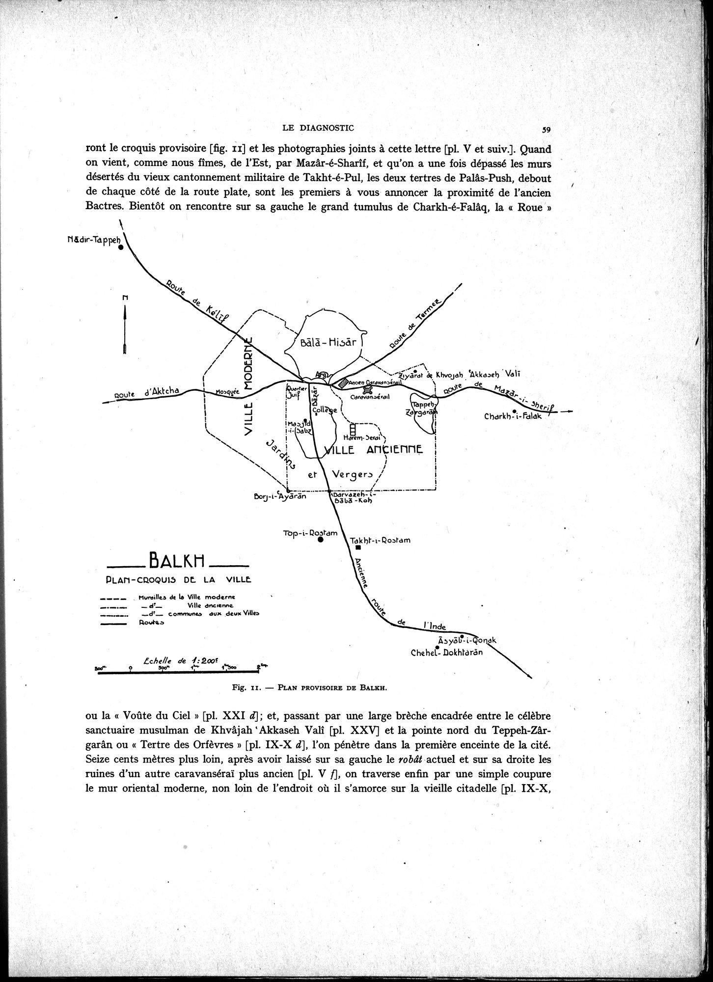La Vieille Route de l'Inde de Bactres à Taxila : vol.1 / 69 ページ（白黒高解像度画像）