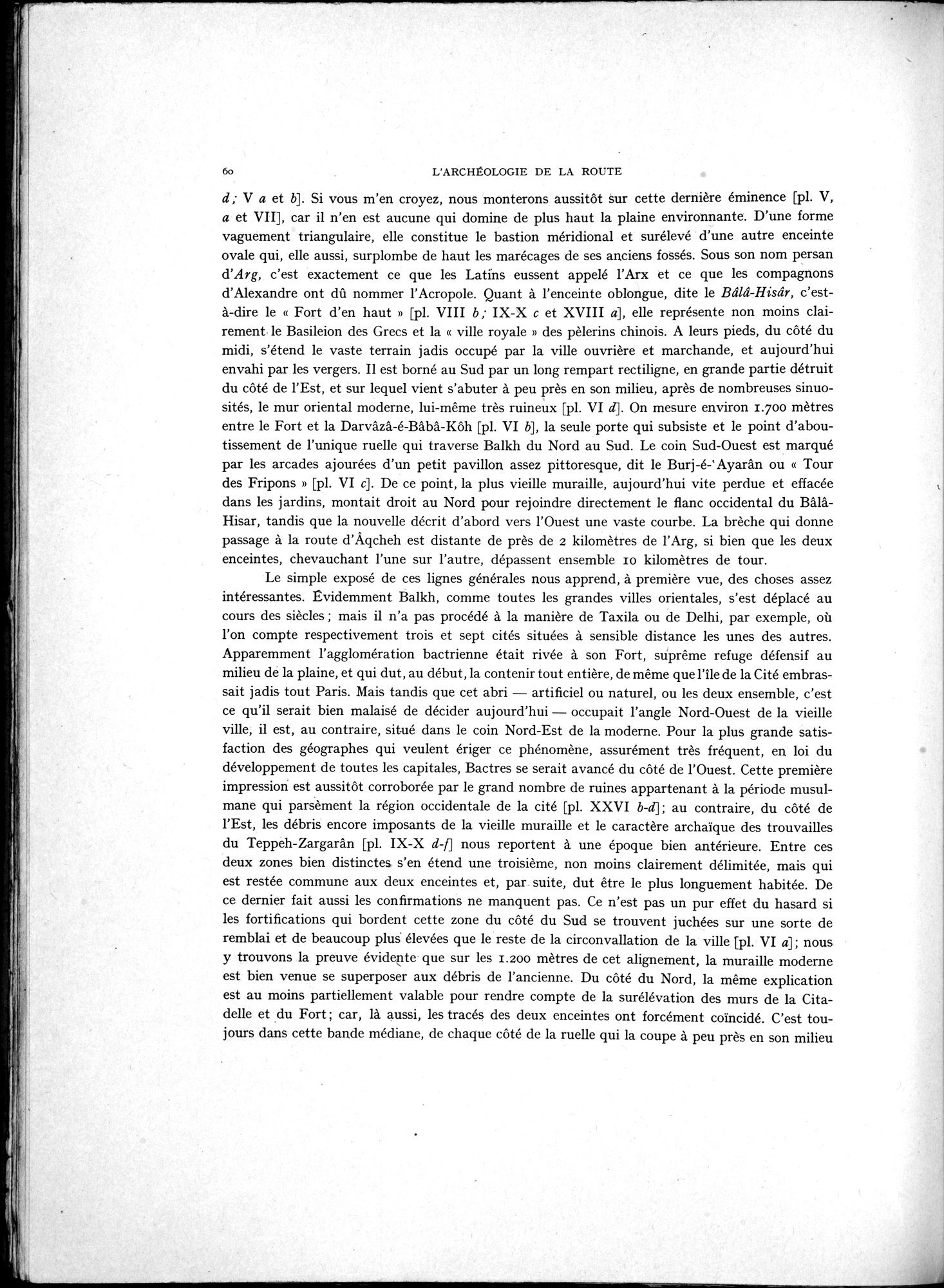 La Vieille Route de l'Inde de Bactres à Taxila : vol.1 / Page 70 (Grayscale High Resolution Image)