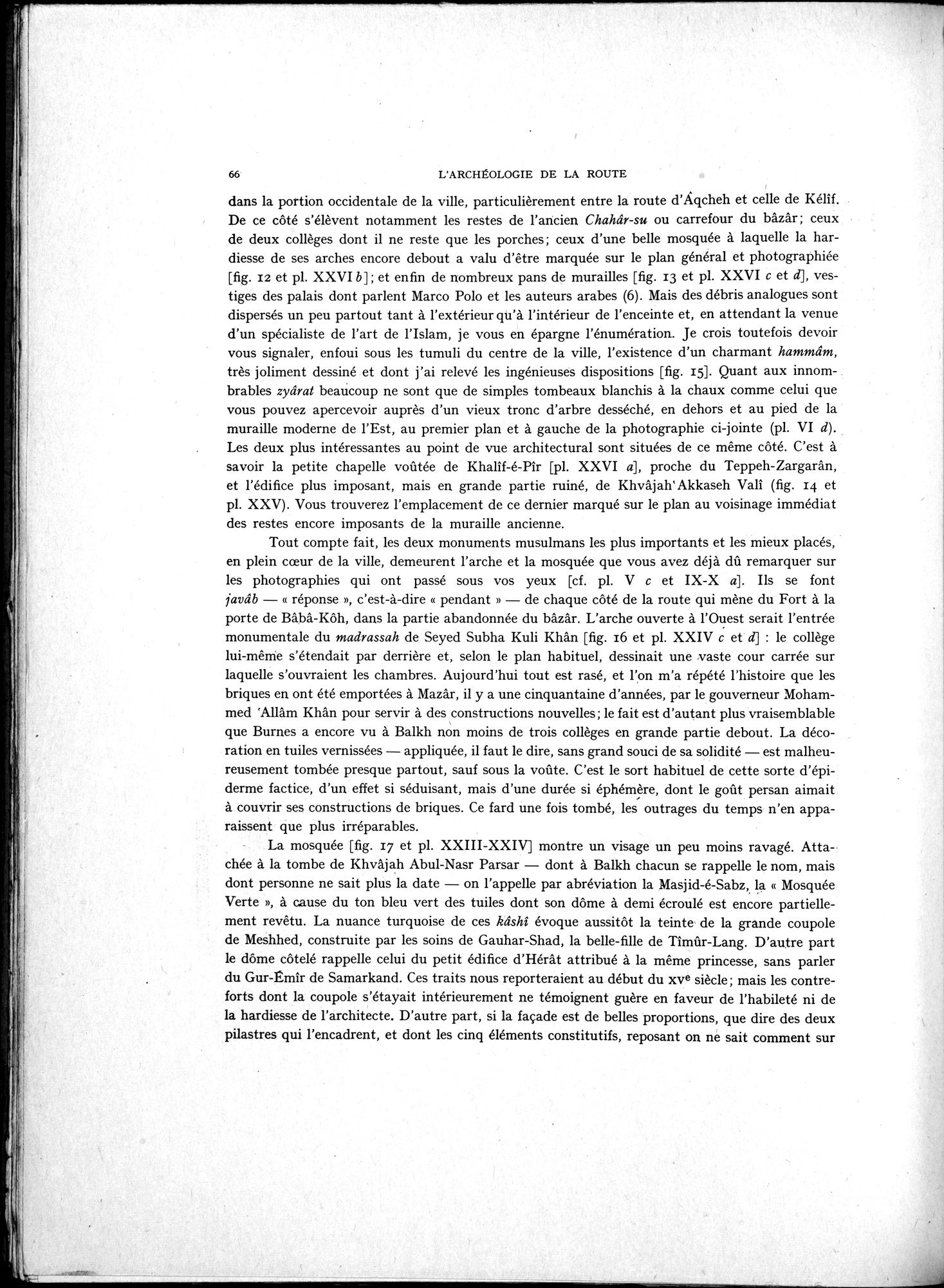 La Vieille Route de l'Inde de Bactres à Taxila : vol.1 / 76 ページ（白黒高解像度画像）