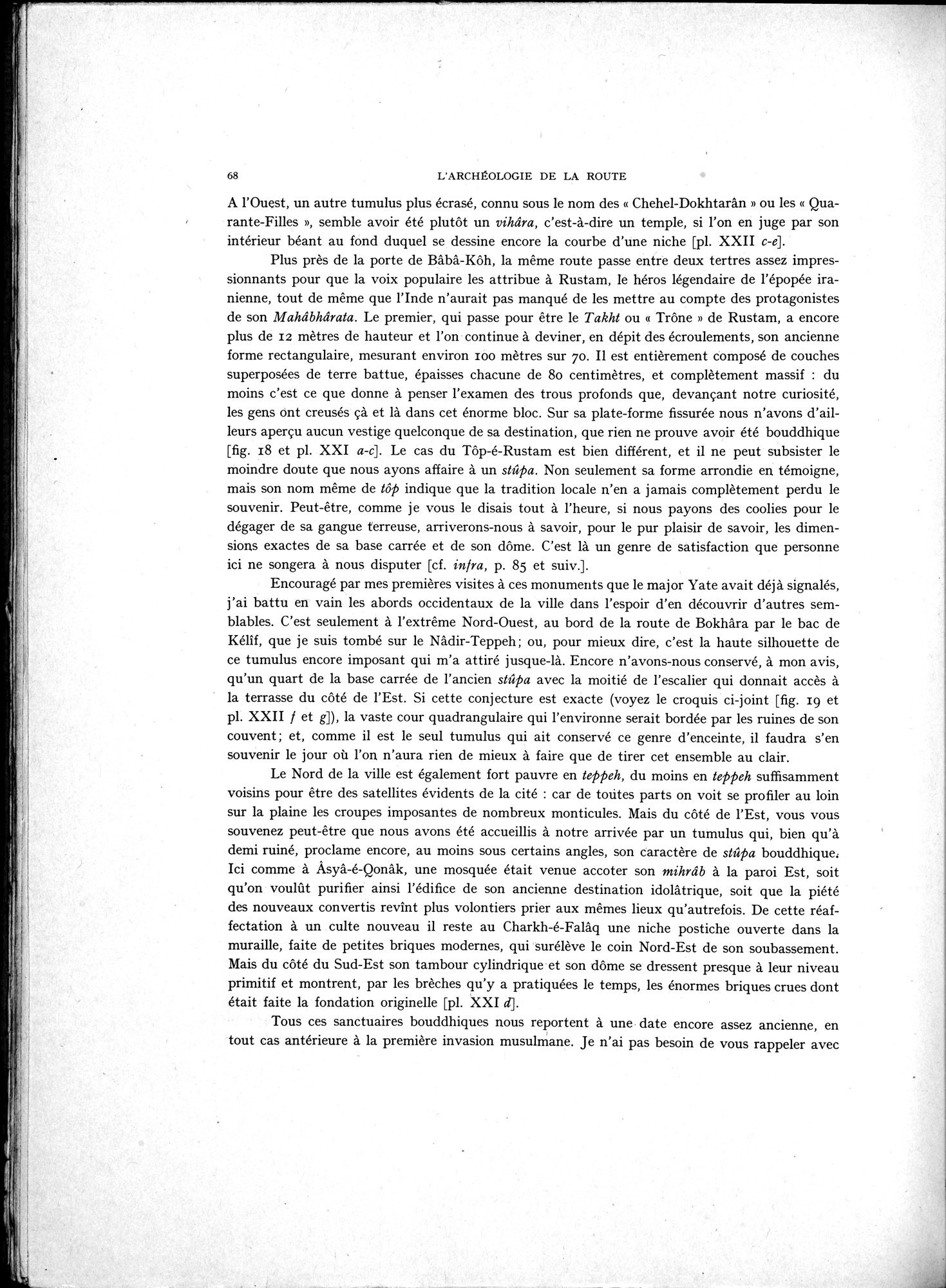 La Vieille Route de l'Inde de Bactres à Taxila : vol.1 / Page 78 (Grayscale High Resolution Image)