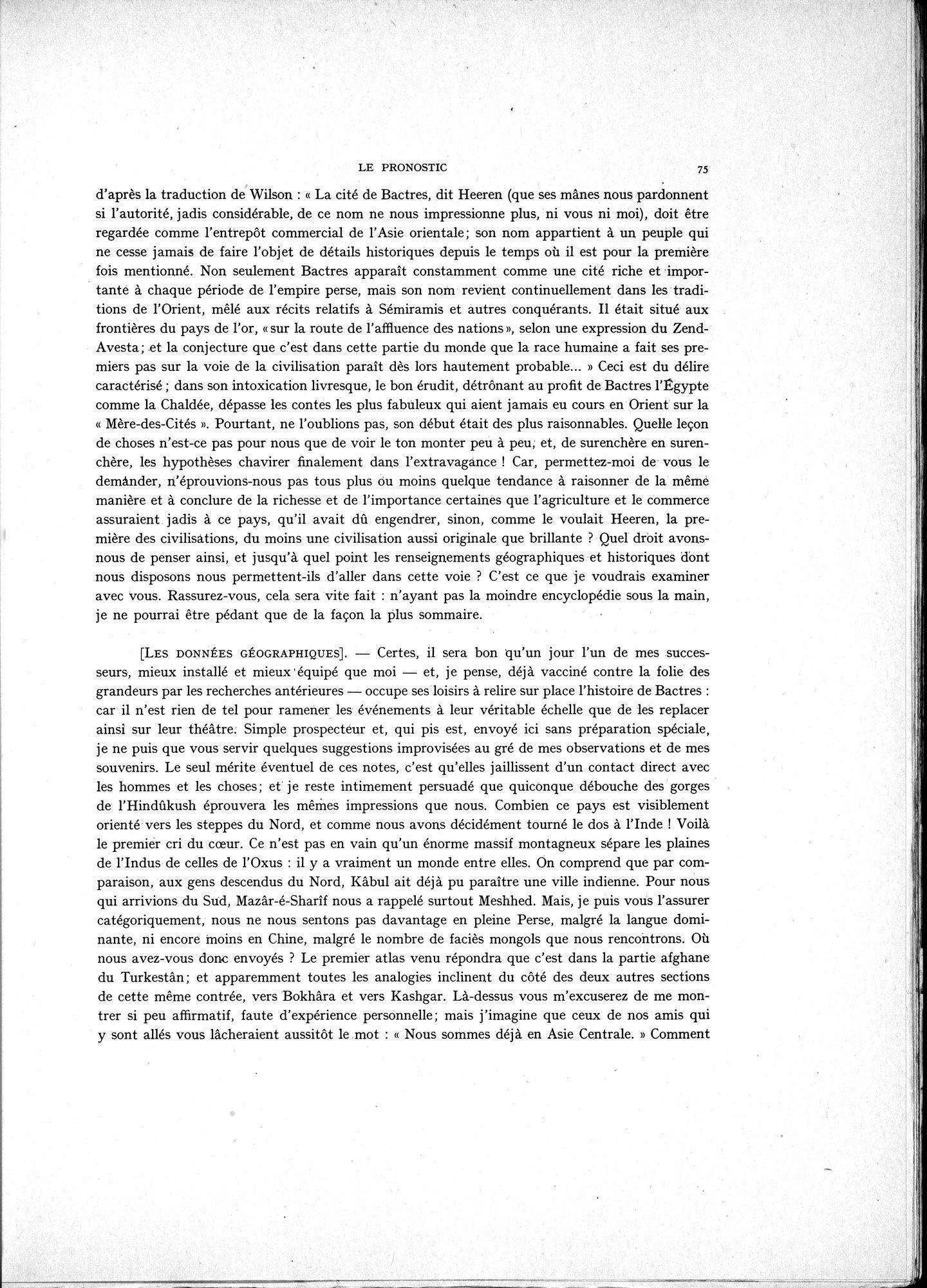 La Vieille Route de l'Inde de Bactres à Taxila : vol.1 / Page 85 (Grayscale High Resolution Image)