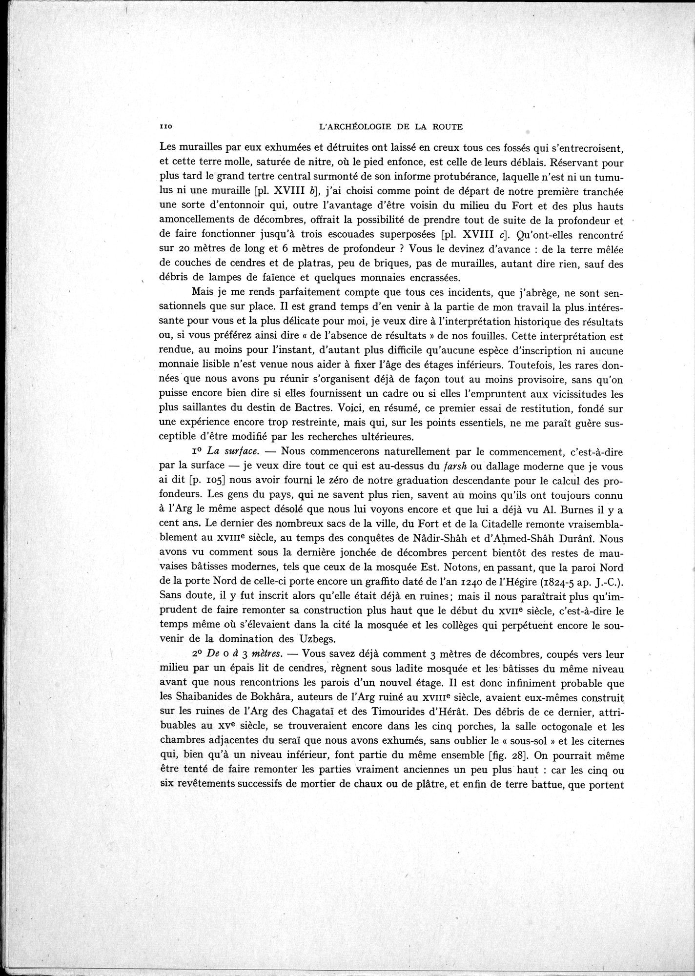 La Vieille Route de l'Inde de Bactres à Taxila : vol.1 / Page 120 (Grayscale High Resolution Image)