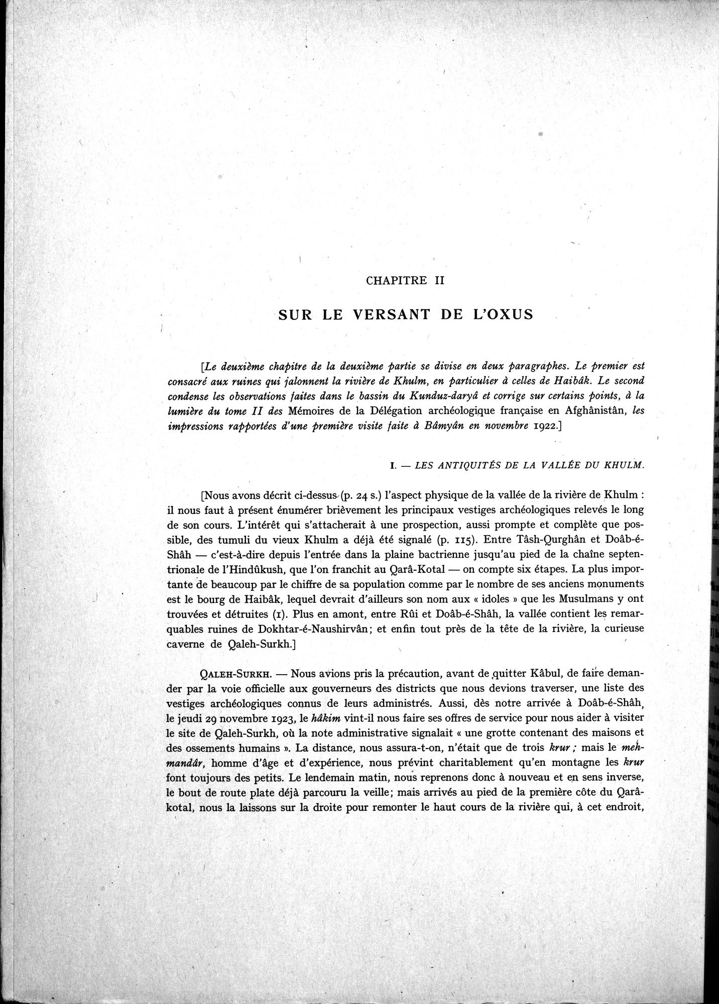 La Vieille Route de l'Inde de Bactres à Taxila : vol.1 / 132 ページ（白黒高解像度画像）