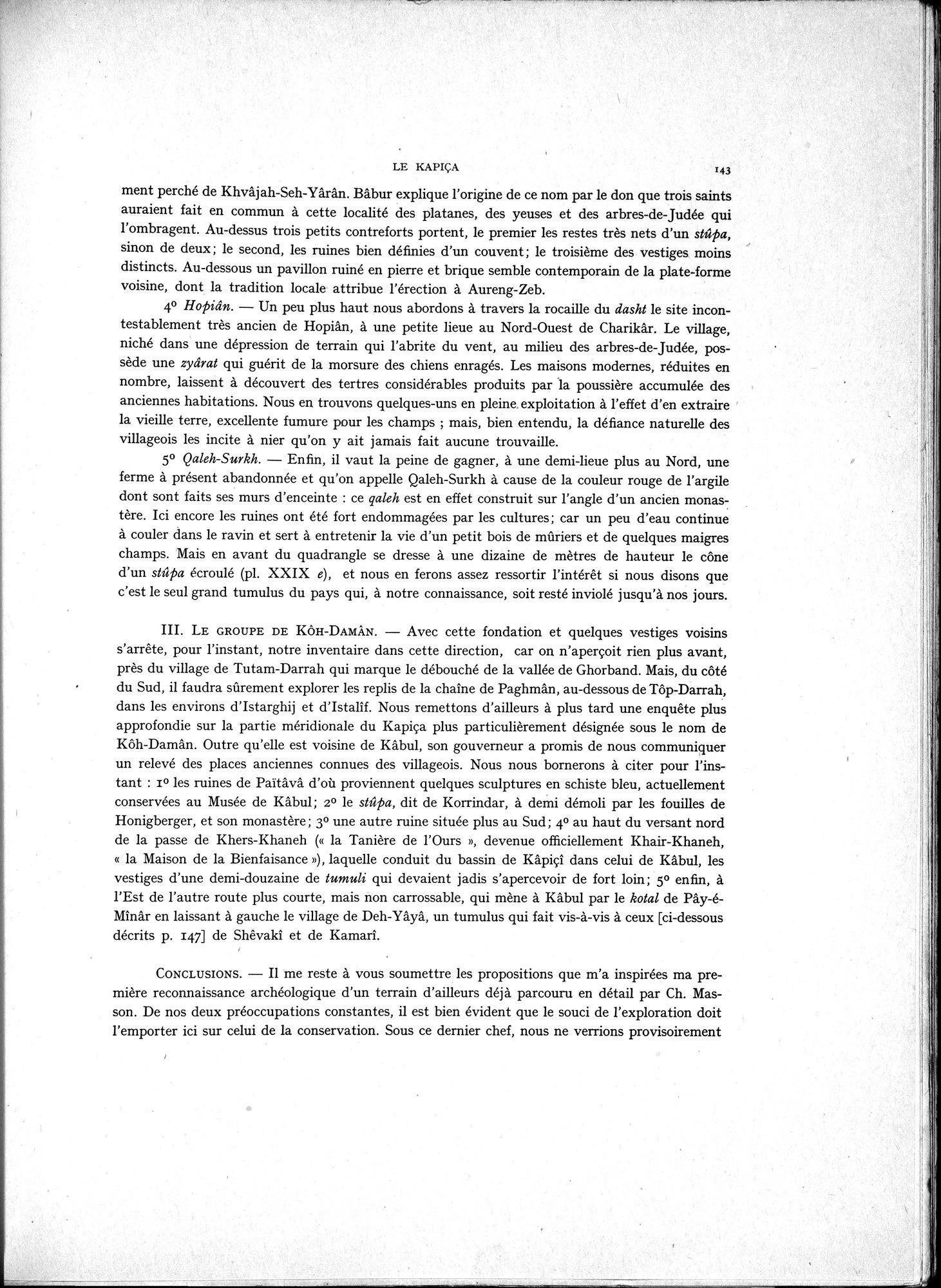 La Vieille Route de l'Inde de Bactres à Taxila : vol.1 / Page 153 (Grayscale High Resolution Image)