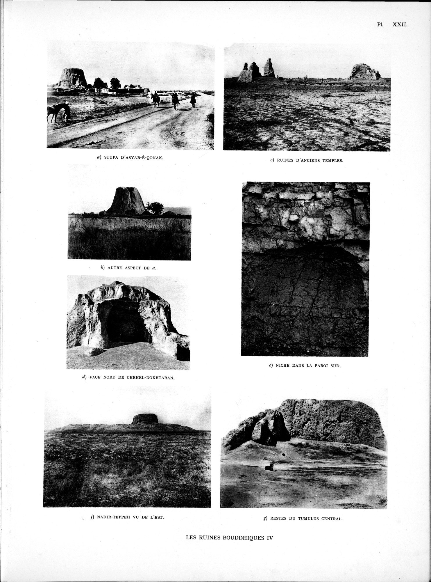 La Vieille Route de l'Inde de Bactres à Taxila : vol.1 / 218 ページ（白黒高解像度画像）