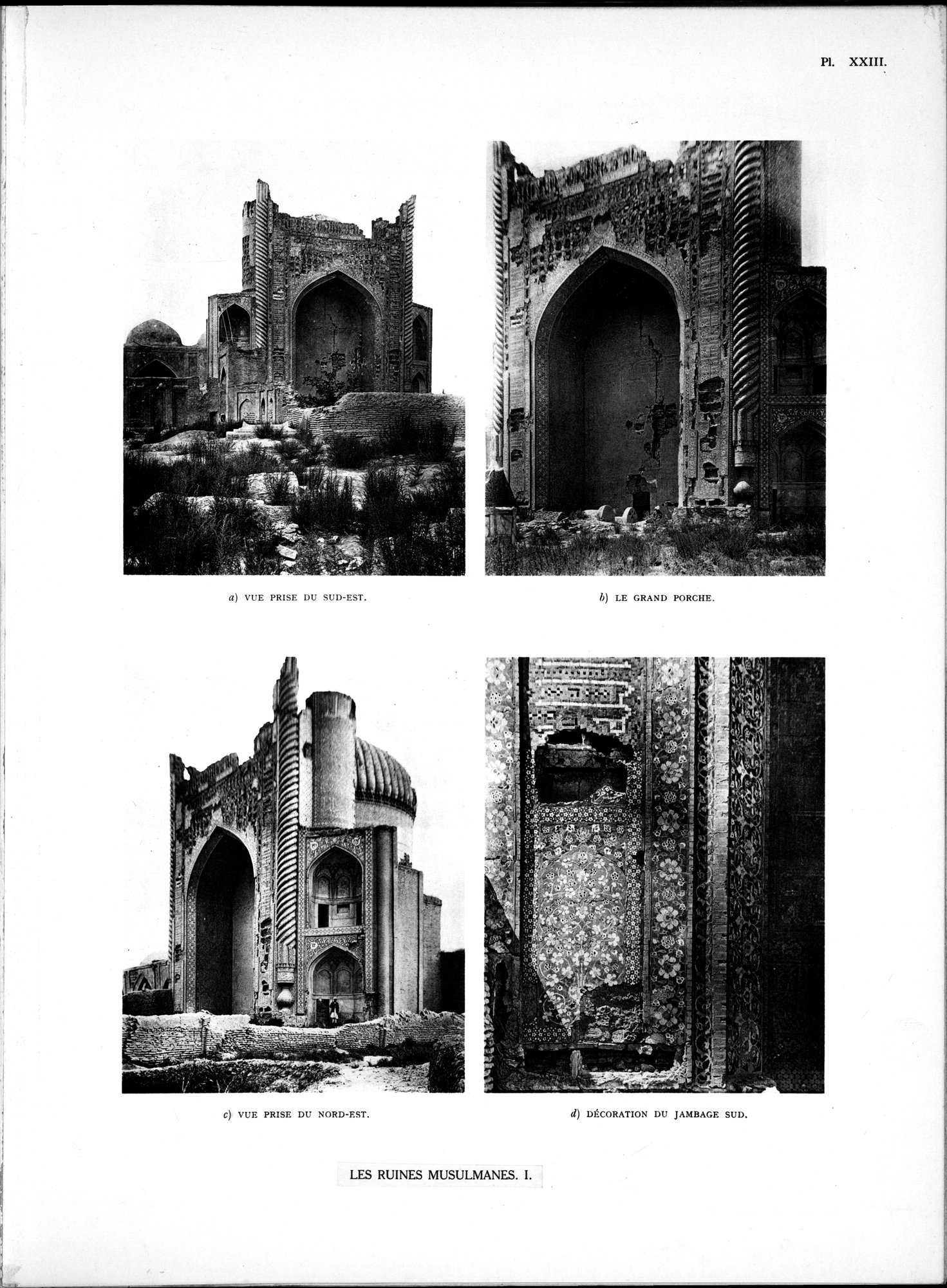 La Vieille Route de l'Inde de Bactres à Taxila : vol.1 / 219 ページ（白黒高解像度画像）