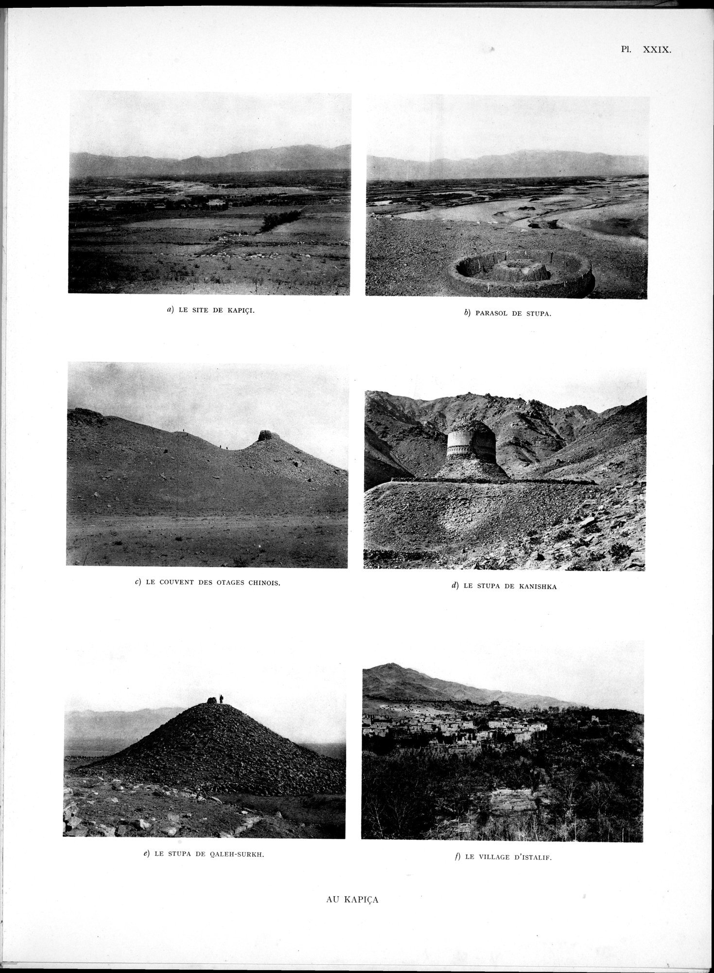 La Vieille Route de l'Inde de Bactres à Taxila : vol.1 / 225 ページ（白黒高解像度画像）