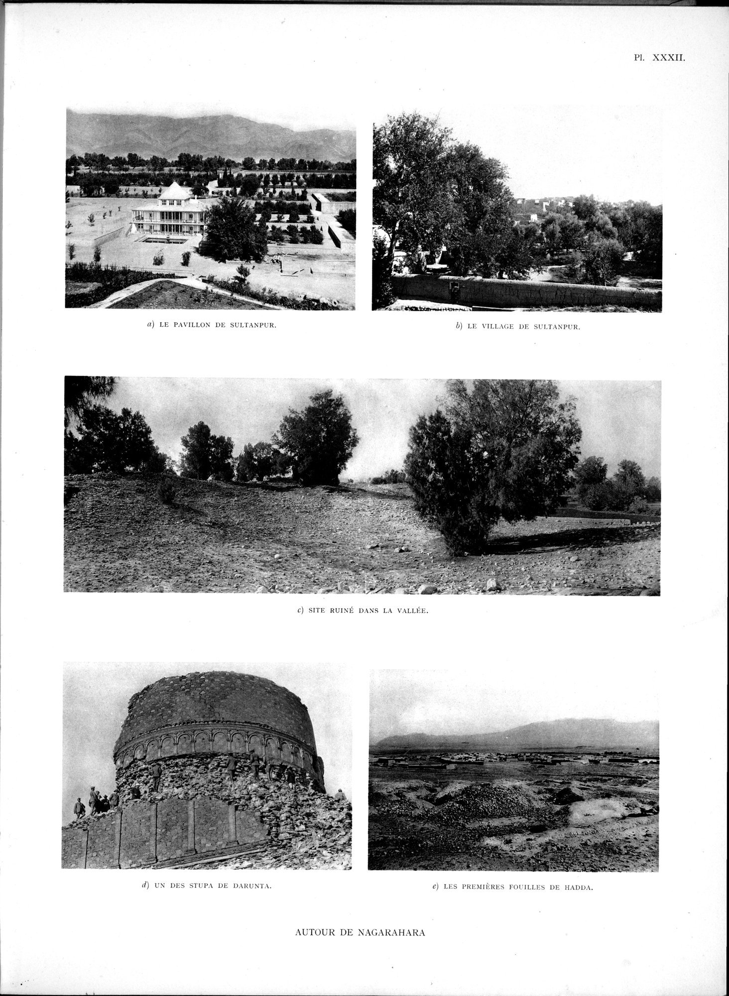 La Vieille Route de l'Inde de Bactres à Taxila : vol.1 / 228 ページ（白黒高解像度画像）