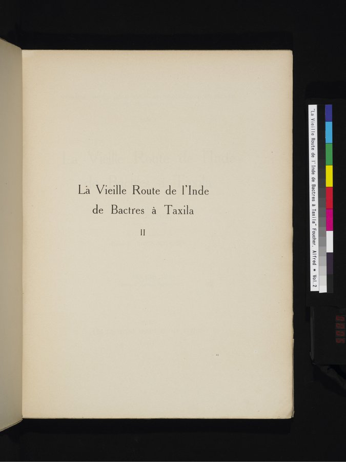 La Vieille Route de l'Inde de Bactres à Taxila : vol.2 / 5 ページ（カラー画像）