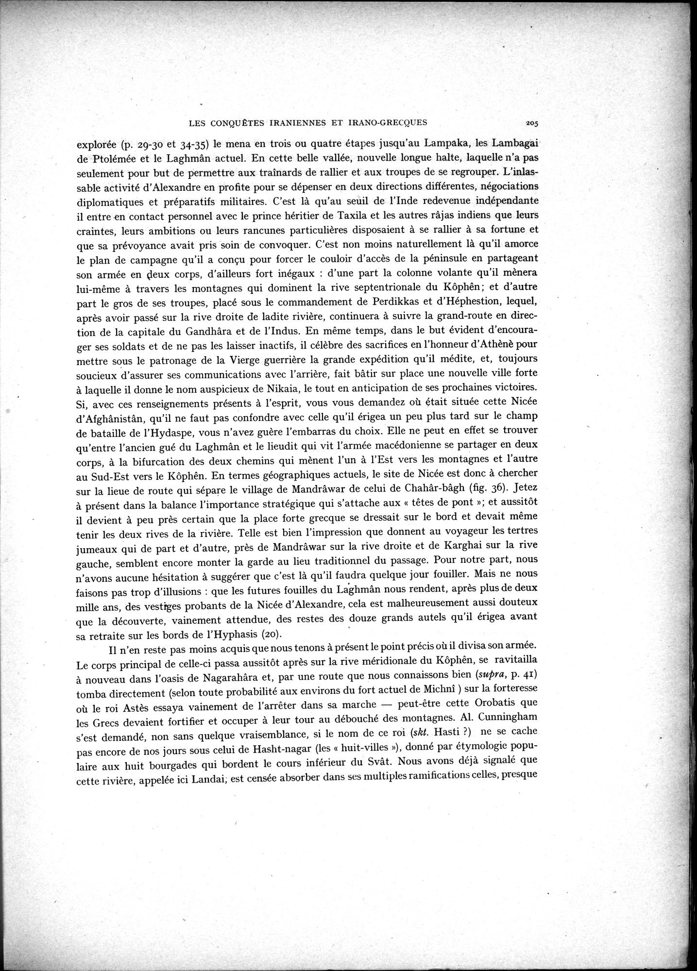 La Vieille Route de l'Inde de Bactres à Taxila : vol.2 / 39 ページ（白黒高解像度画像）