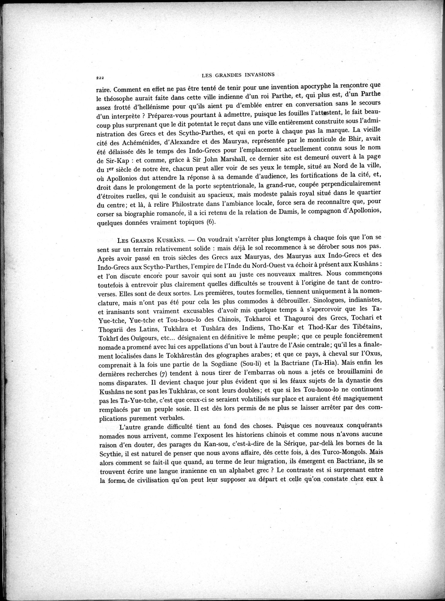 La Vieille Route de l'Inde de Bactres à Taxila : vol.2 / Page 56 (Grayscale High Resolution Image)