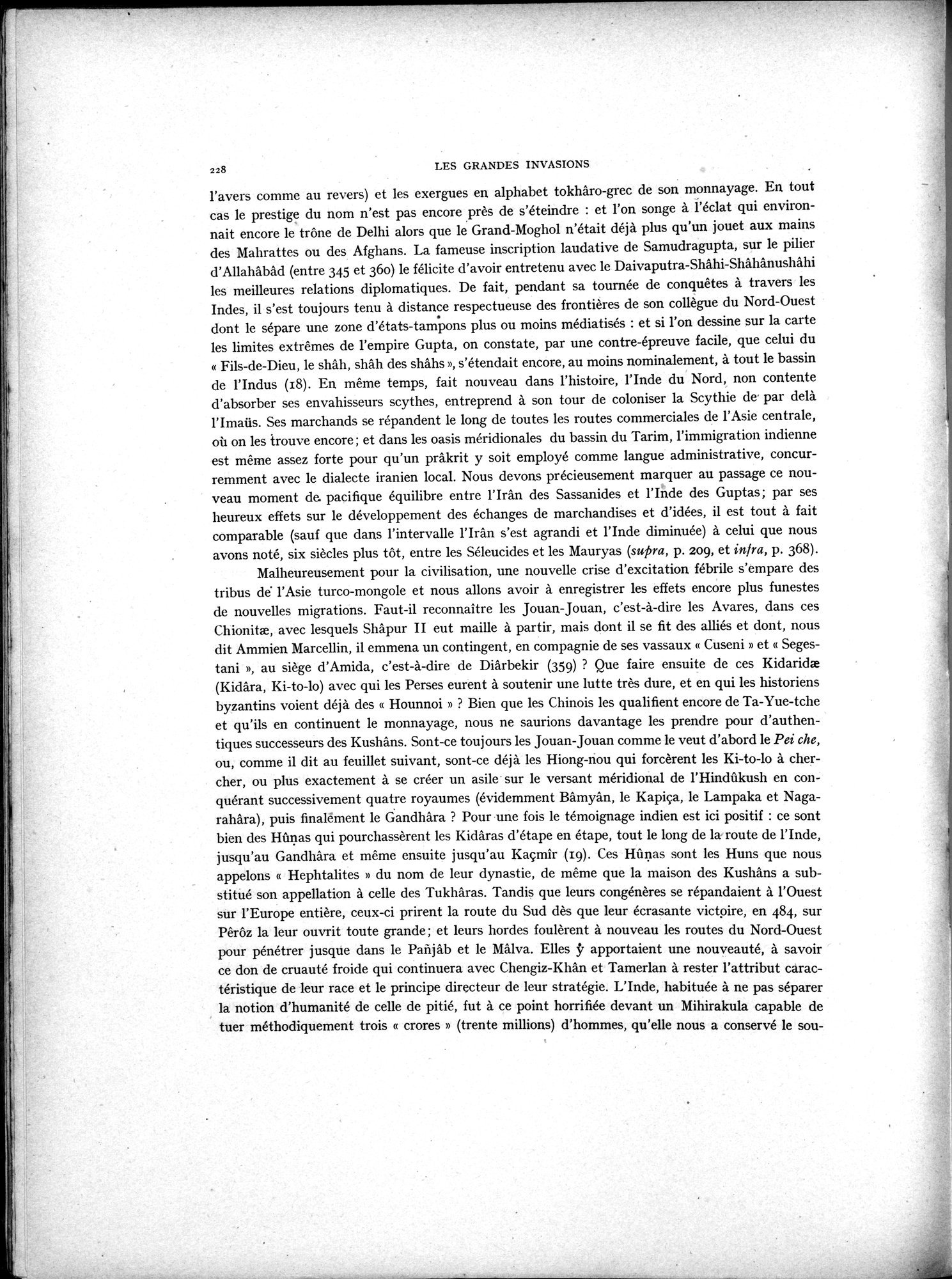 La Vieille Route de l'Inde de Bactres à Taxila : vol.2 / Page 62 (Grayscale High Resolution Image)