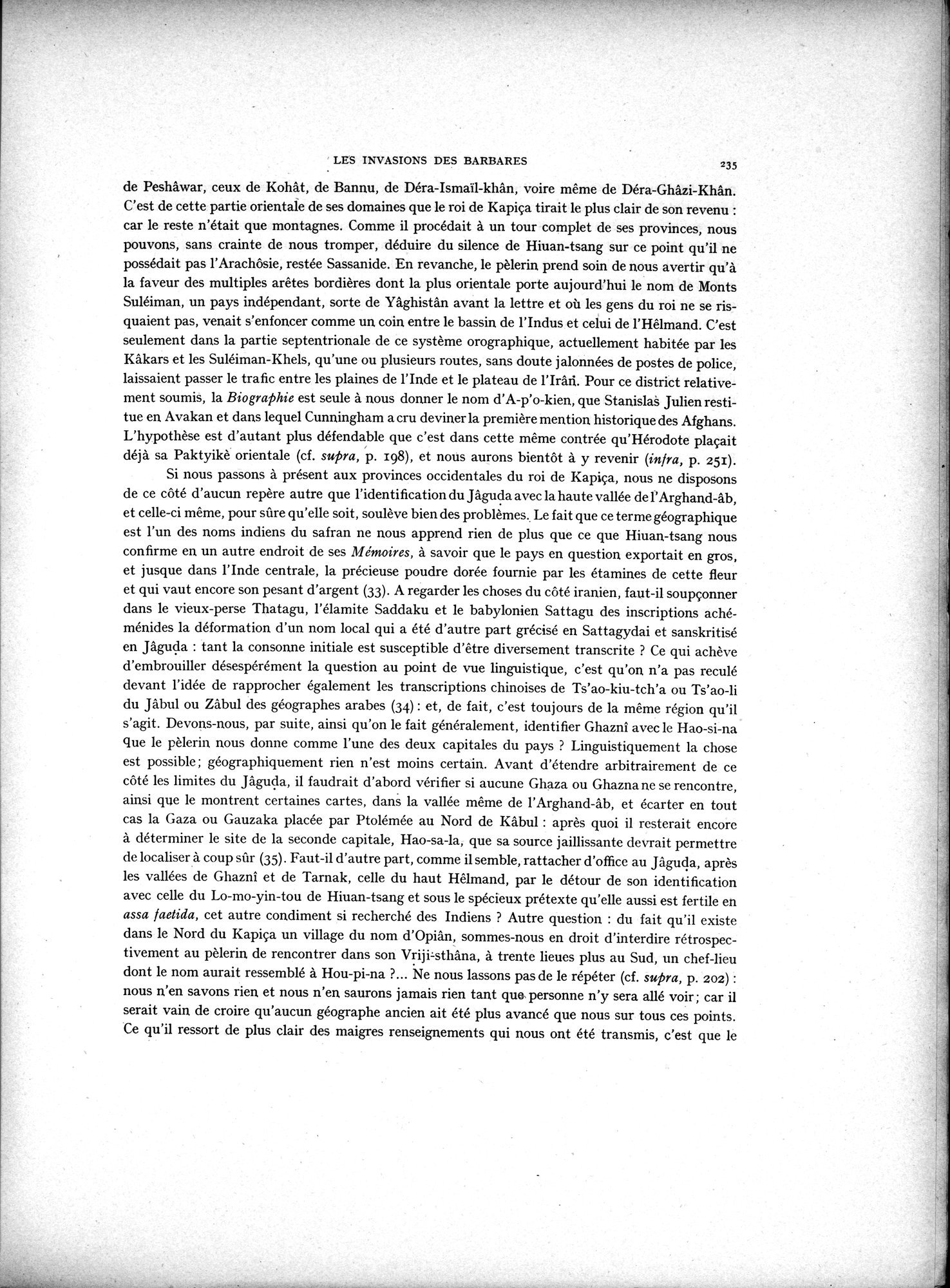 La Vieille Route de l'Inde de Bactres à Taxila : vol.2 / 69 ページ（白黒高解像度画像）