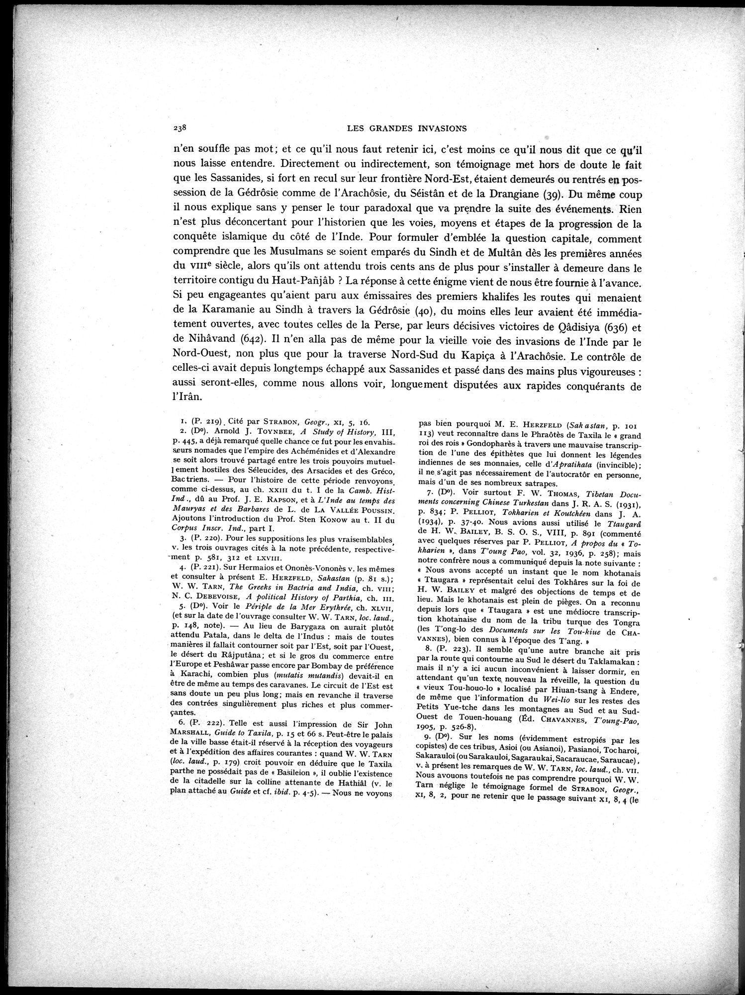 La Vieille Route de l'Inde de Bactres à Taxila : vol.2 / Page 72 (Grayscale High Resolution Image)