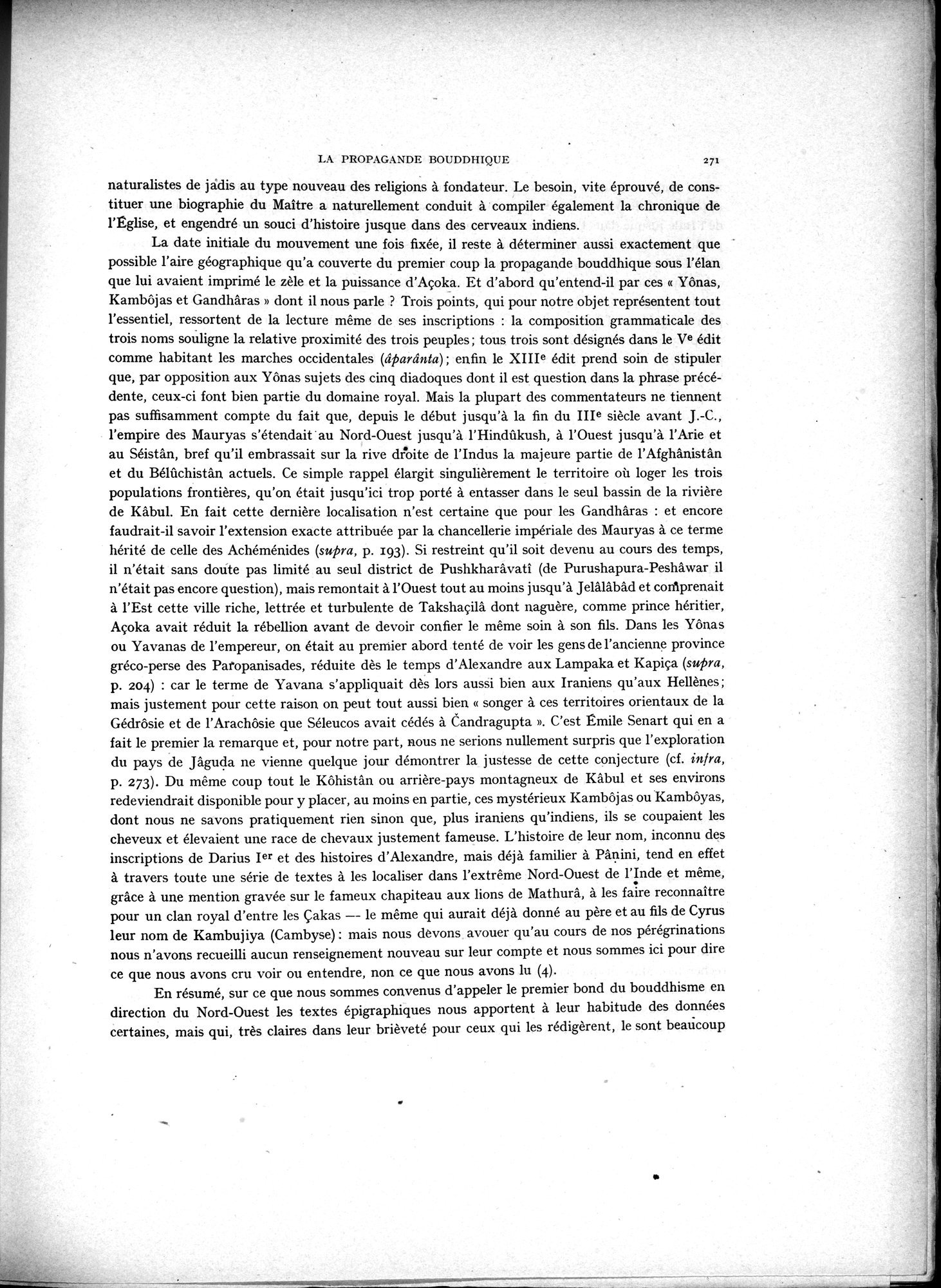 La Vieille Route de l'Inde de Bactres à Taxila : vol.2 / Page 105 (Grayscale High Resolution Image)