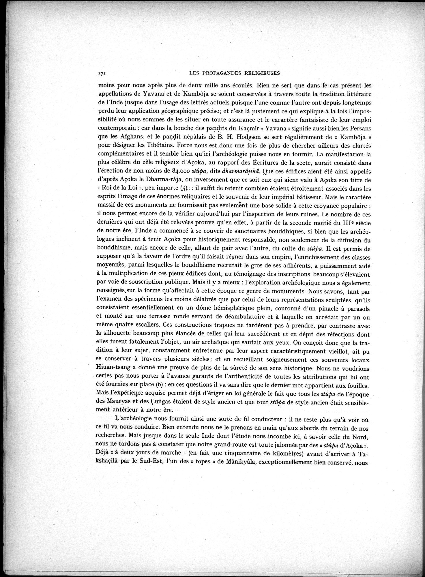 La Vieille Route de l'Inde de Bactres à Taxila : vol.2 / 106 ページ（白黒高解像度画像）