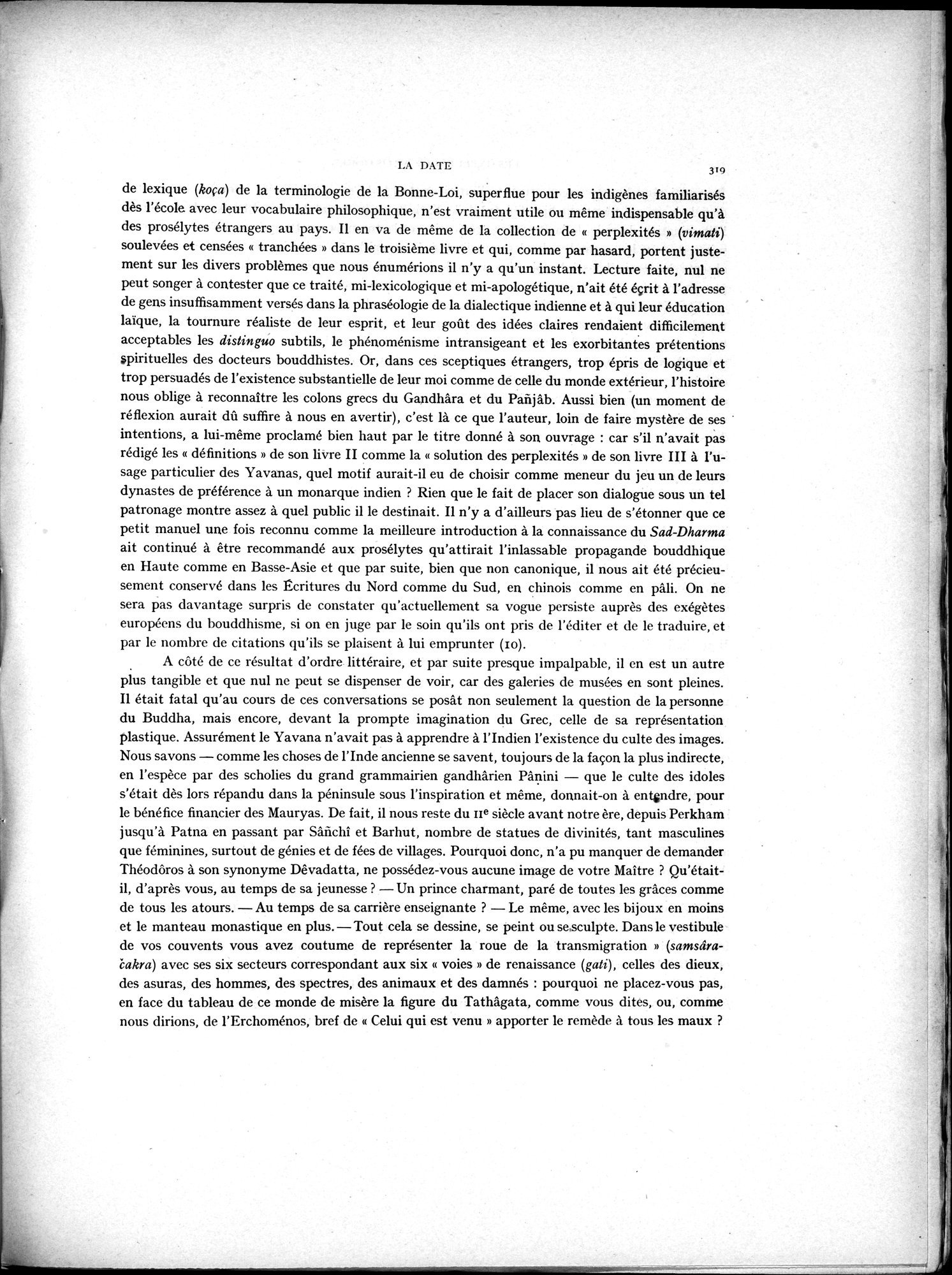 La Vieille Route de l'Inde de Bactres à Taxila : vol.2 / 153 ページ（白黒高解像度画像）