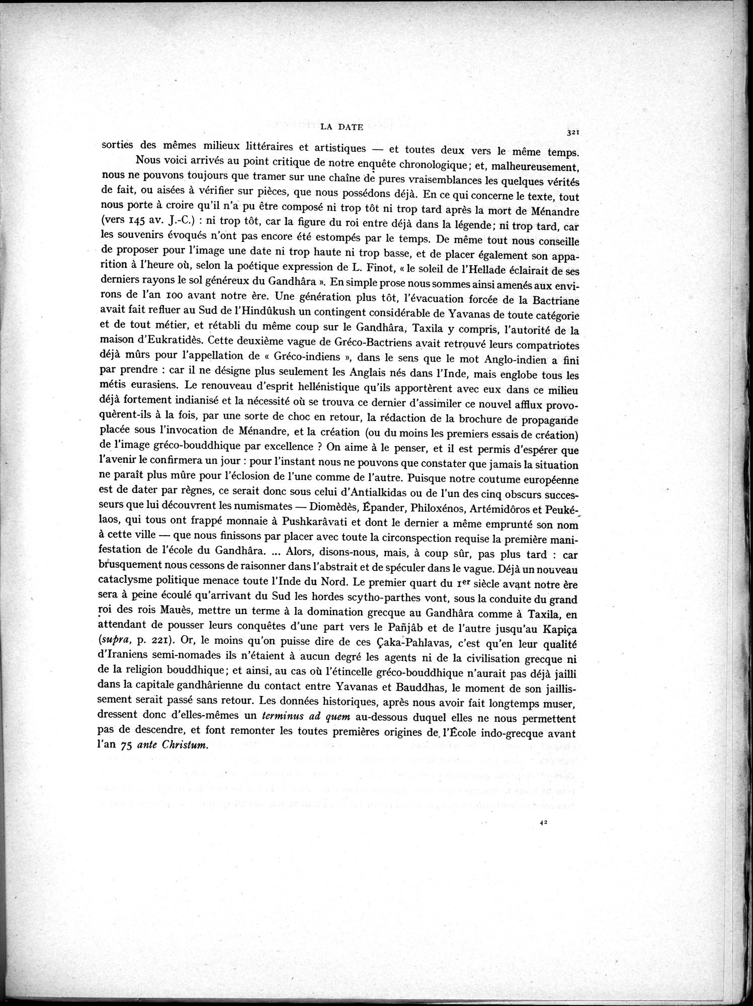 La Vieille Route de l'Inde de Bactres à Taxila : vol.2 / 155 ページ（白黒高解像度画像）