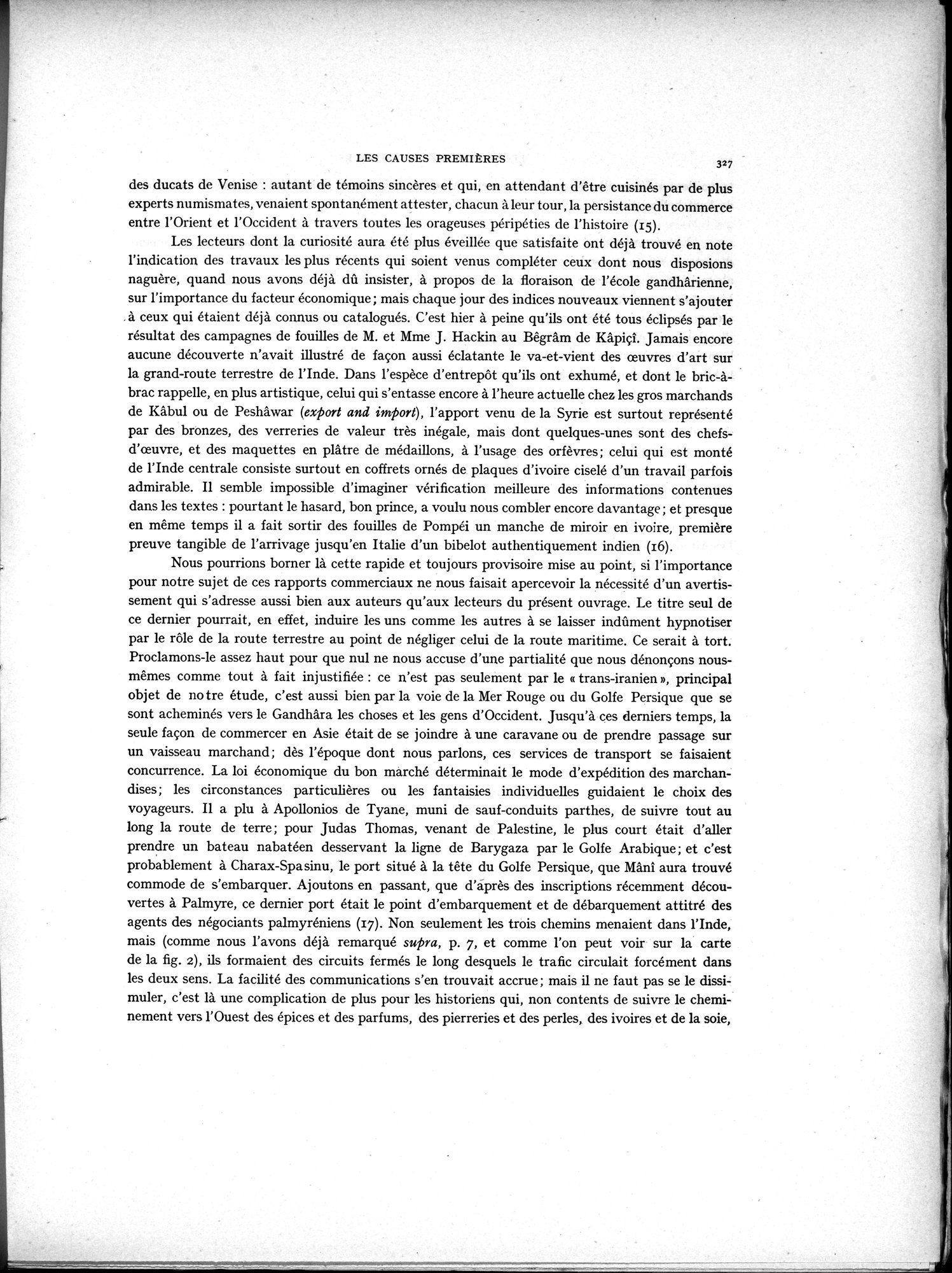 La Vieille Route de l'Inde de Bactres à Taxila : vol.2 / 161 ページ（白黒高解像度画像）