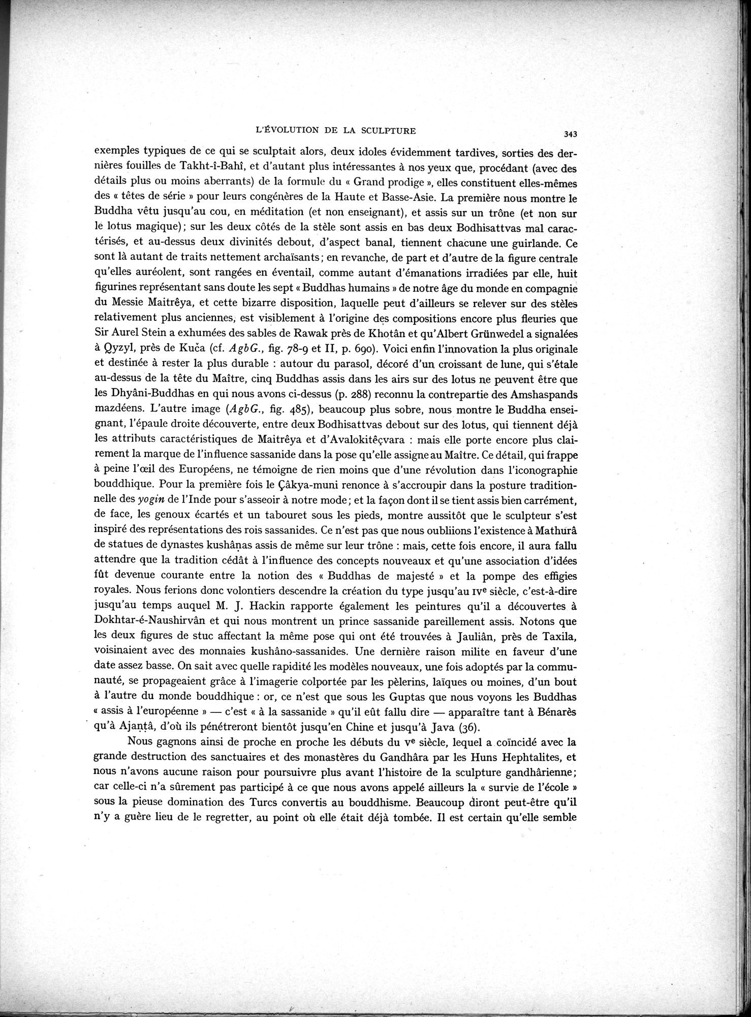 La Vieille Route de l'Inde de Bactres à Taxila : vol.2 / Page 177 (Grayscale High Resolution Image)
