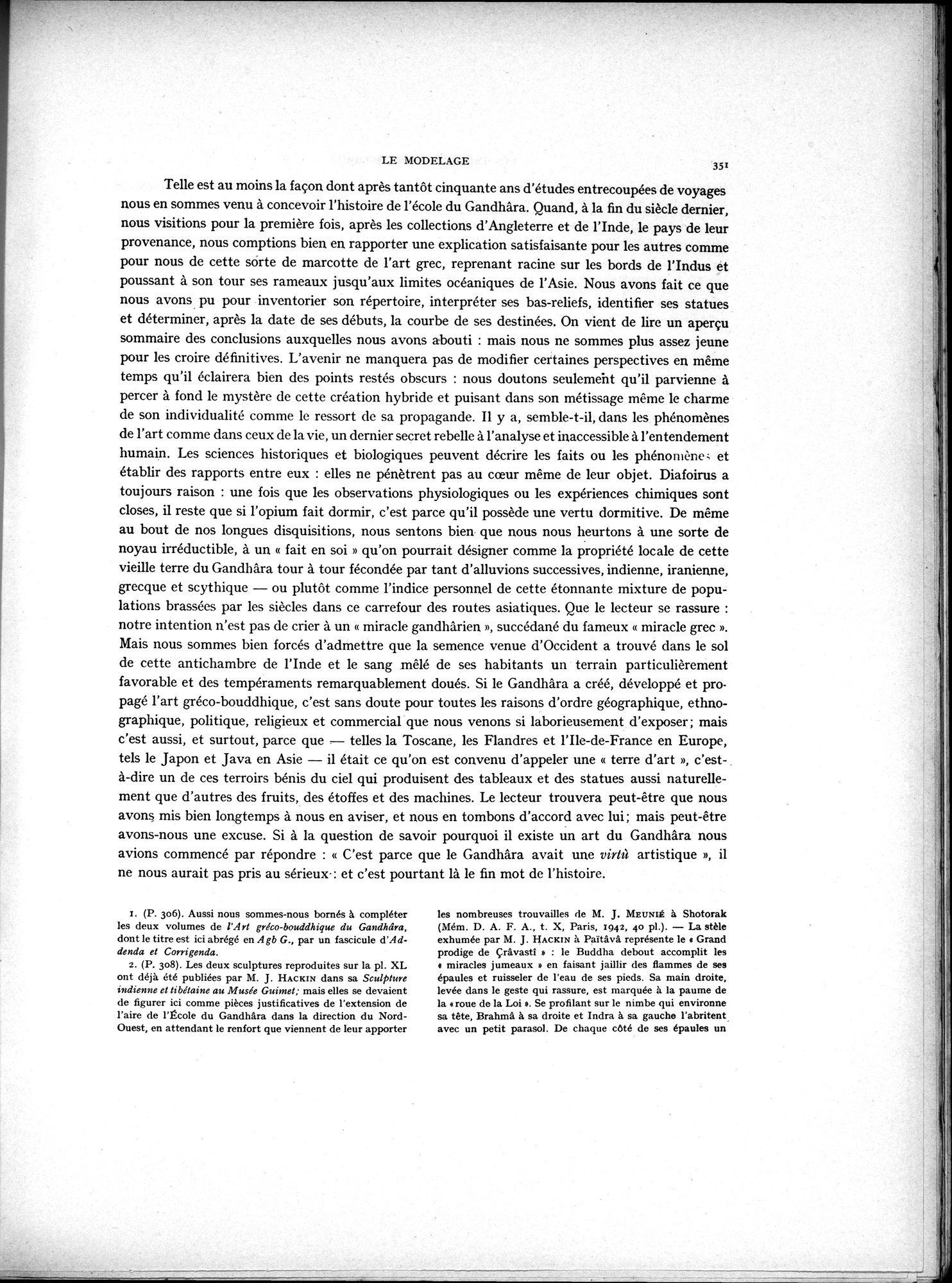 La Vieille Route de l'Inde de Bactres à Taxila : vol.2 / 185 ページ（白黒高解像度画像）