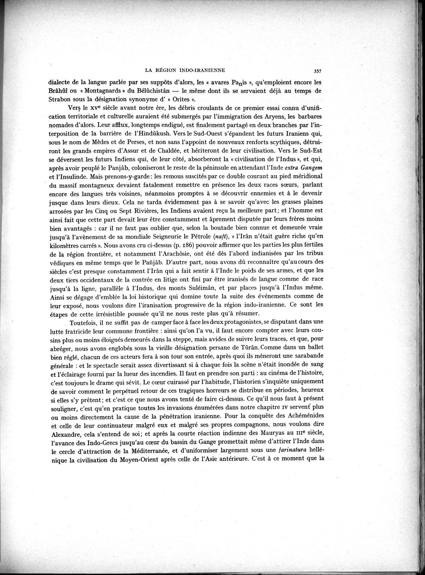 La Vieille Route de l'Inde de Bactres à Taxila : vol.2 / 191 ページ（白黒高解像度画像）