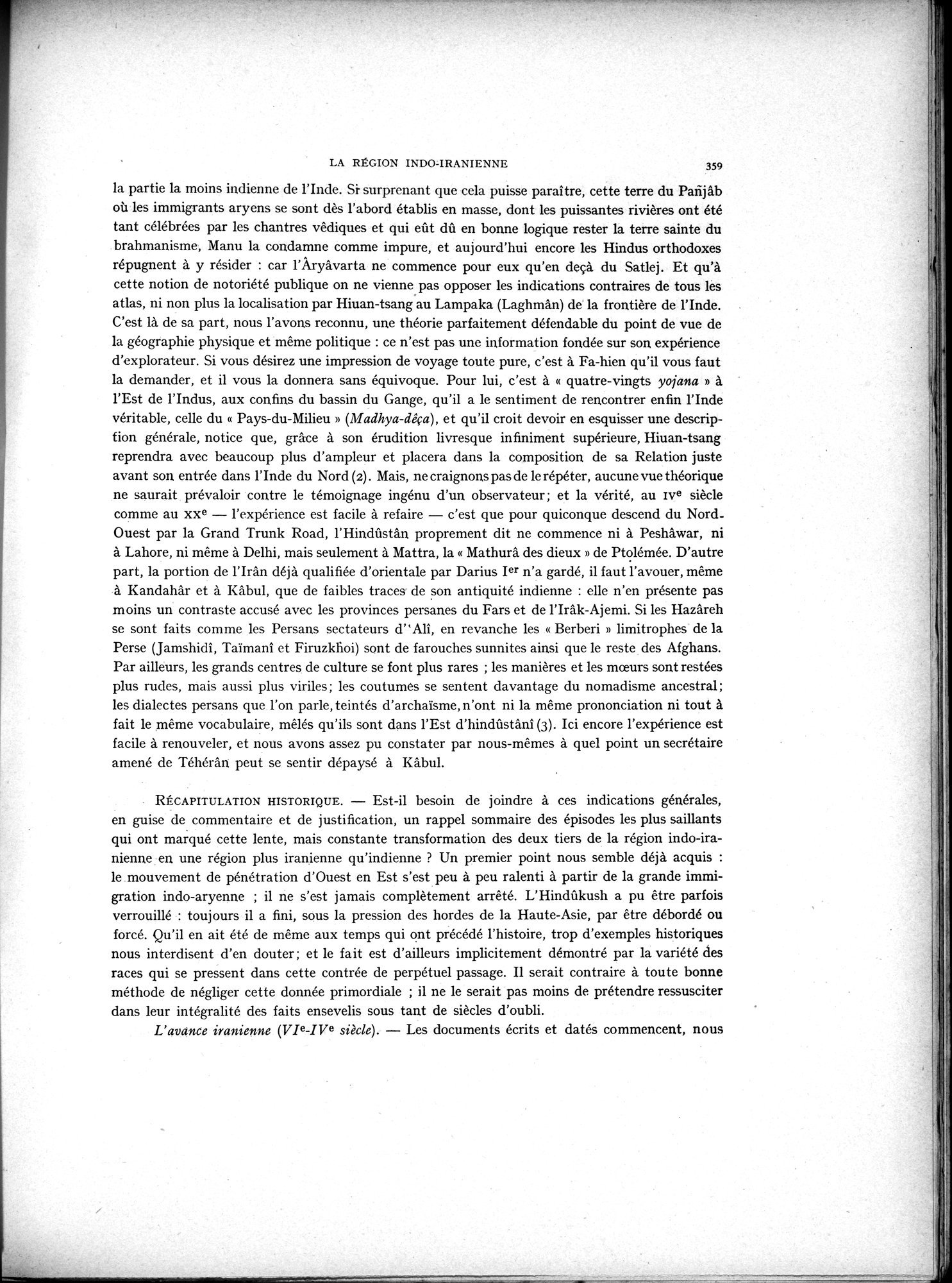 La Vieille Route de l'Inde de Bactres à Taxila : vol.2 / 193 ページ（白黒高解像度画像）