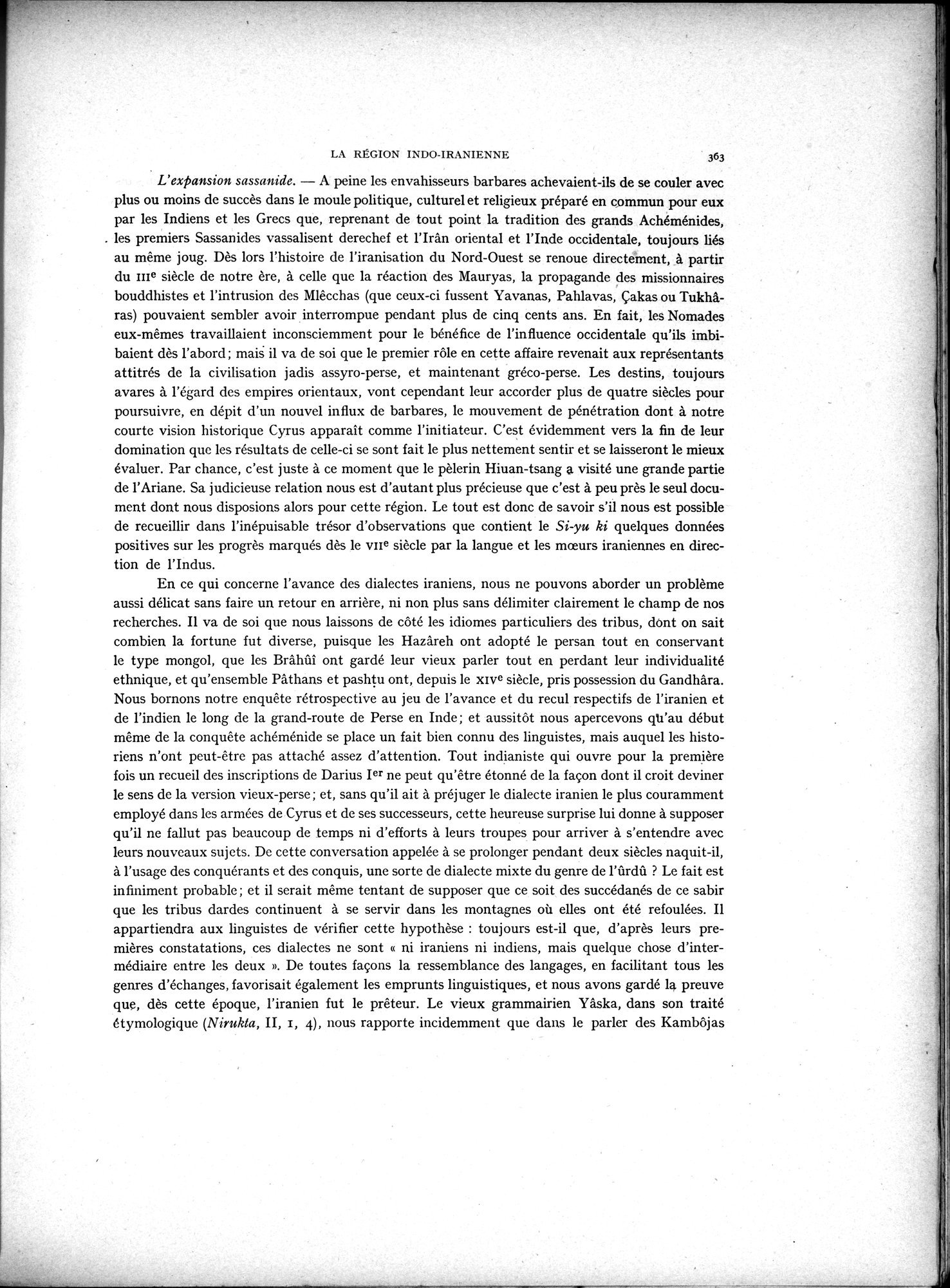 La Vieille Route de l'Inde de Bactres à Taxila : vol.2 / 197 ページ（白黒高解像度画像）