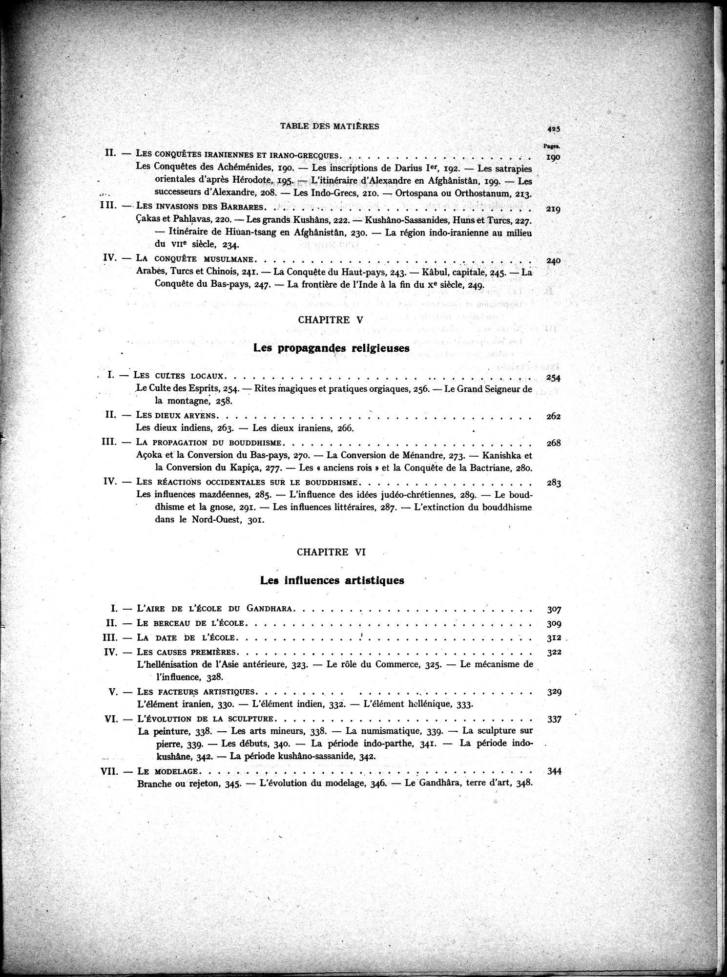 La Vieille Route de l'Inde de Bactres à Taxila : vol.2 / 259 ページ（白黒高解像度画像）