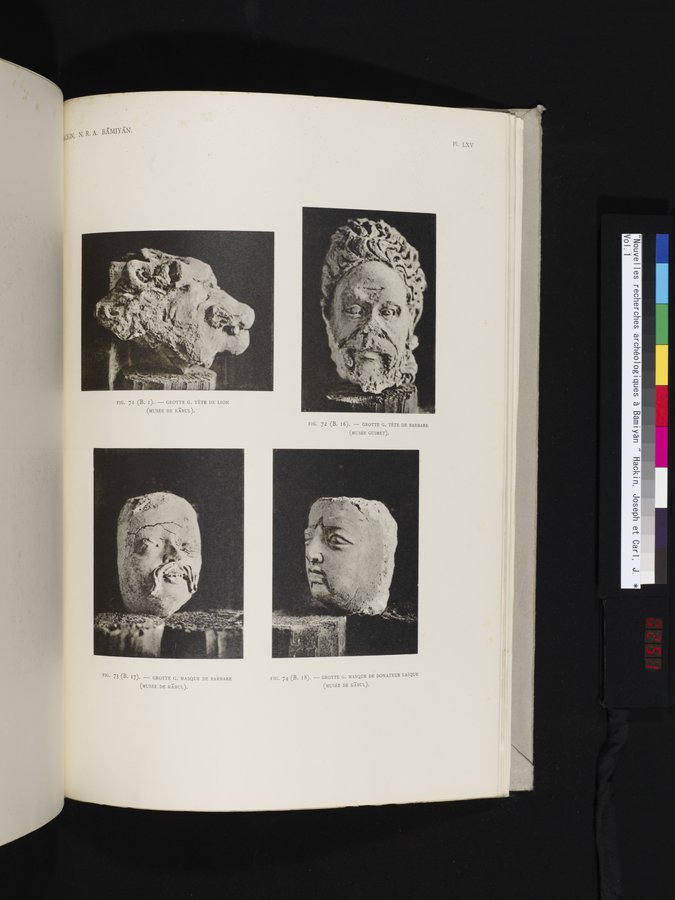 Nouvelles Recherches Archéologiques à Bāmiyān : vol.1 / Page 251 (Color Image)