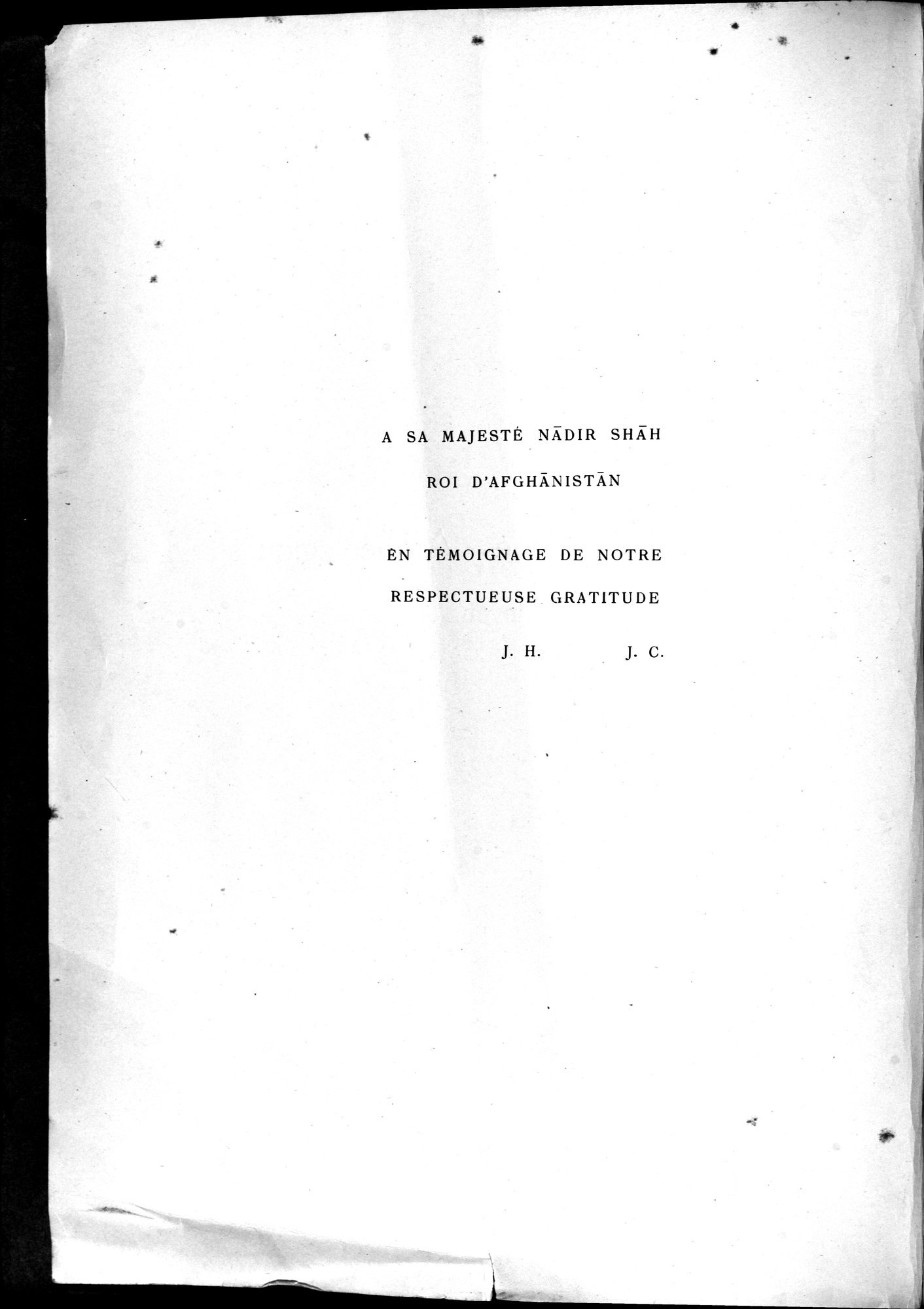Nouvelles Recherches Archéologiques à Bāmiyān : vol.1 / Page 4 (Grayscale High Resolution Image)