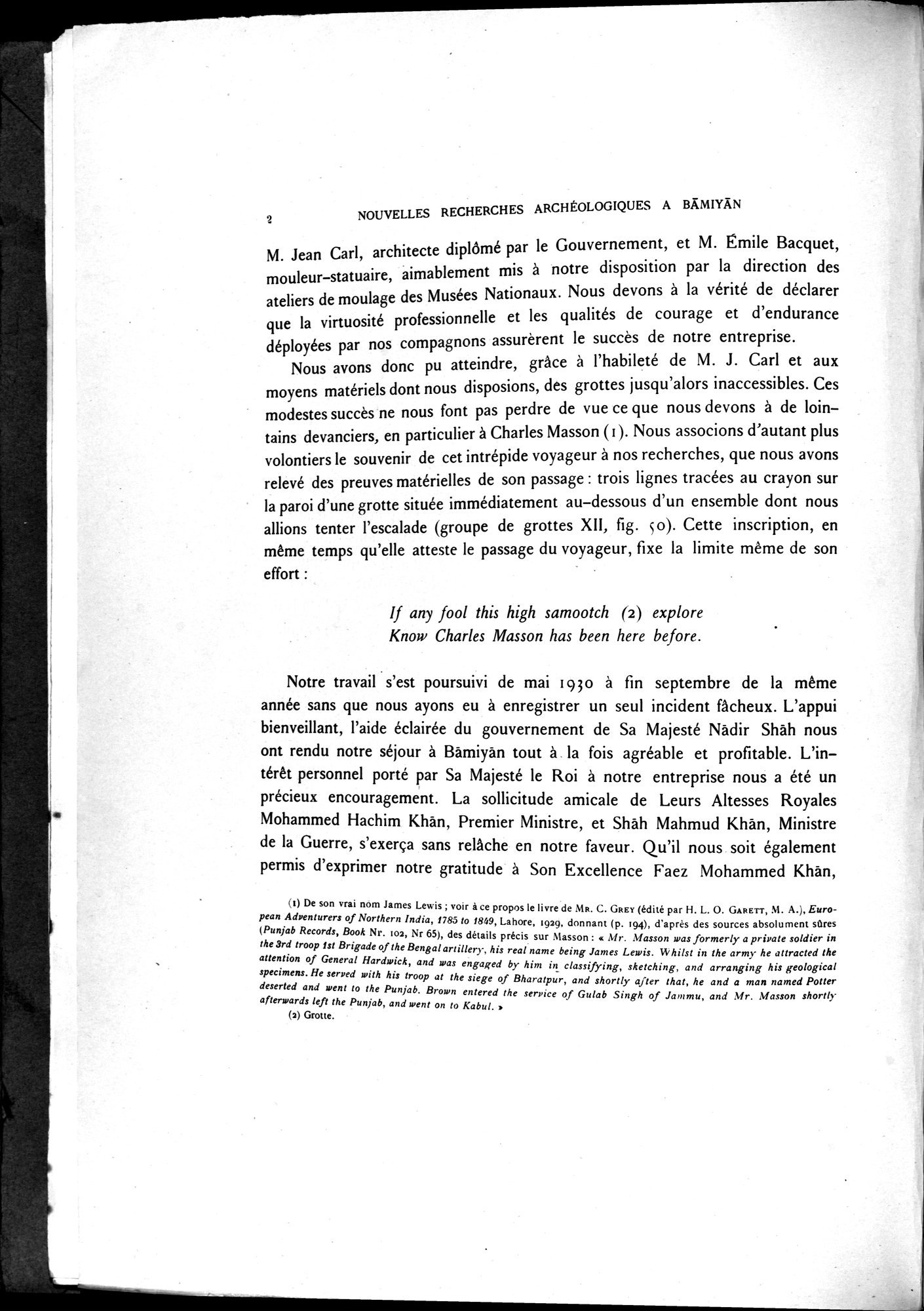 Nouvelles Recherches Archéologiques à Bāmiyān : vol.1 / Page 8 (Grayscale High Resolution Image)
