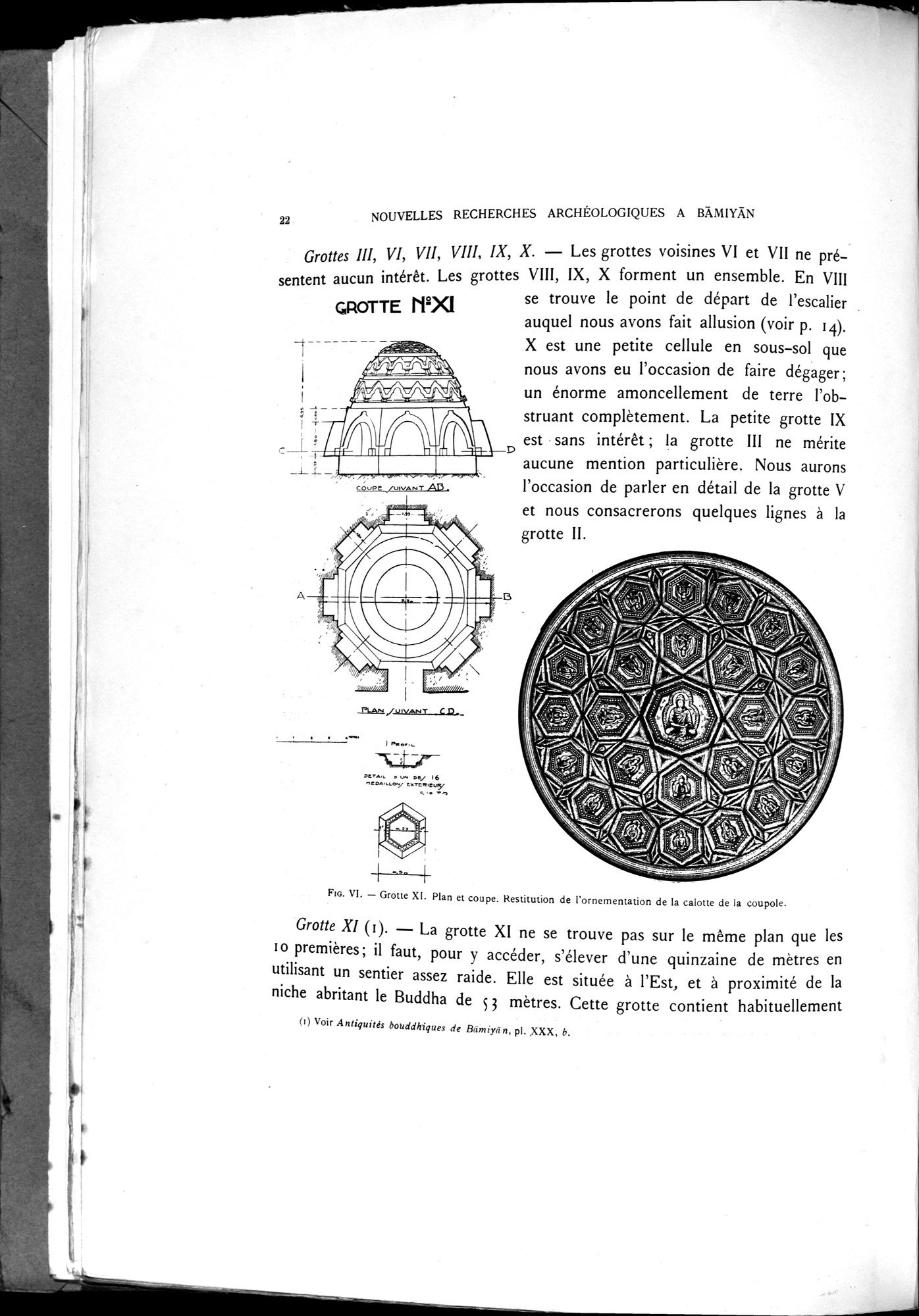 Nouvelles Recherches Archéologiques à Bāmiyān : vol.1 / 28 ページ（白黒高解像度画像）