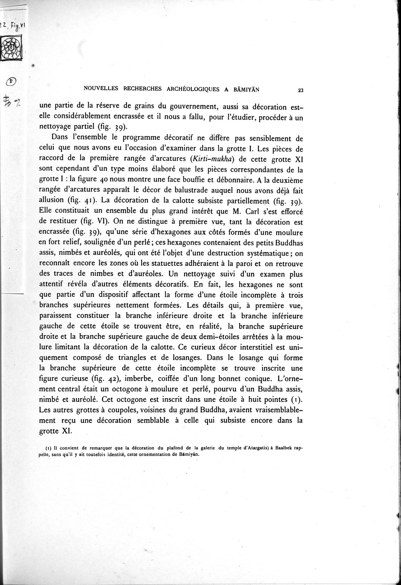 Nouvelles Recherches Archéologiques à Bāmiyān : vol.1 / 29 ページ（白黒高解像度画像）