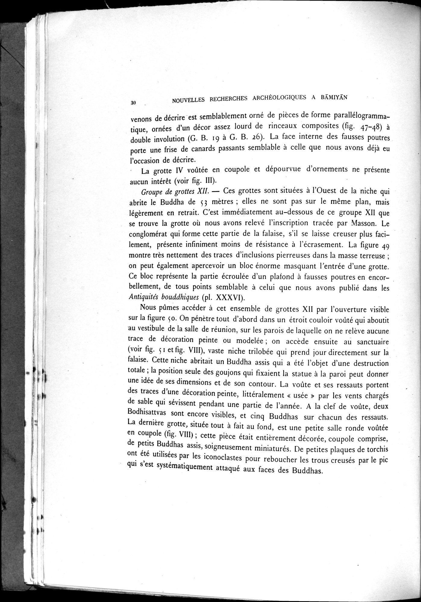 Nouvelles Recherches Archéologiques à Bāmiyān : vol.1 / Page 36 (Grayscale High Resolution Image)
