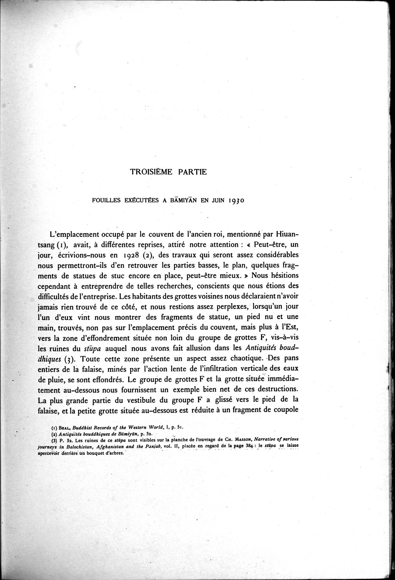 Nouvelles Recherches Archéologiques à Bāmiyān : vol.1 / 37 ページ（白黒高解像度画像）