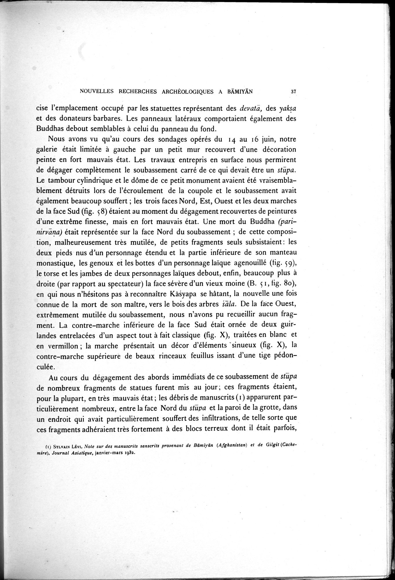 Nouvelles Recherches Archéologiques à Bāmiyān : vol.1 / Page 43 (Grayscale High Resolution Image)