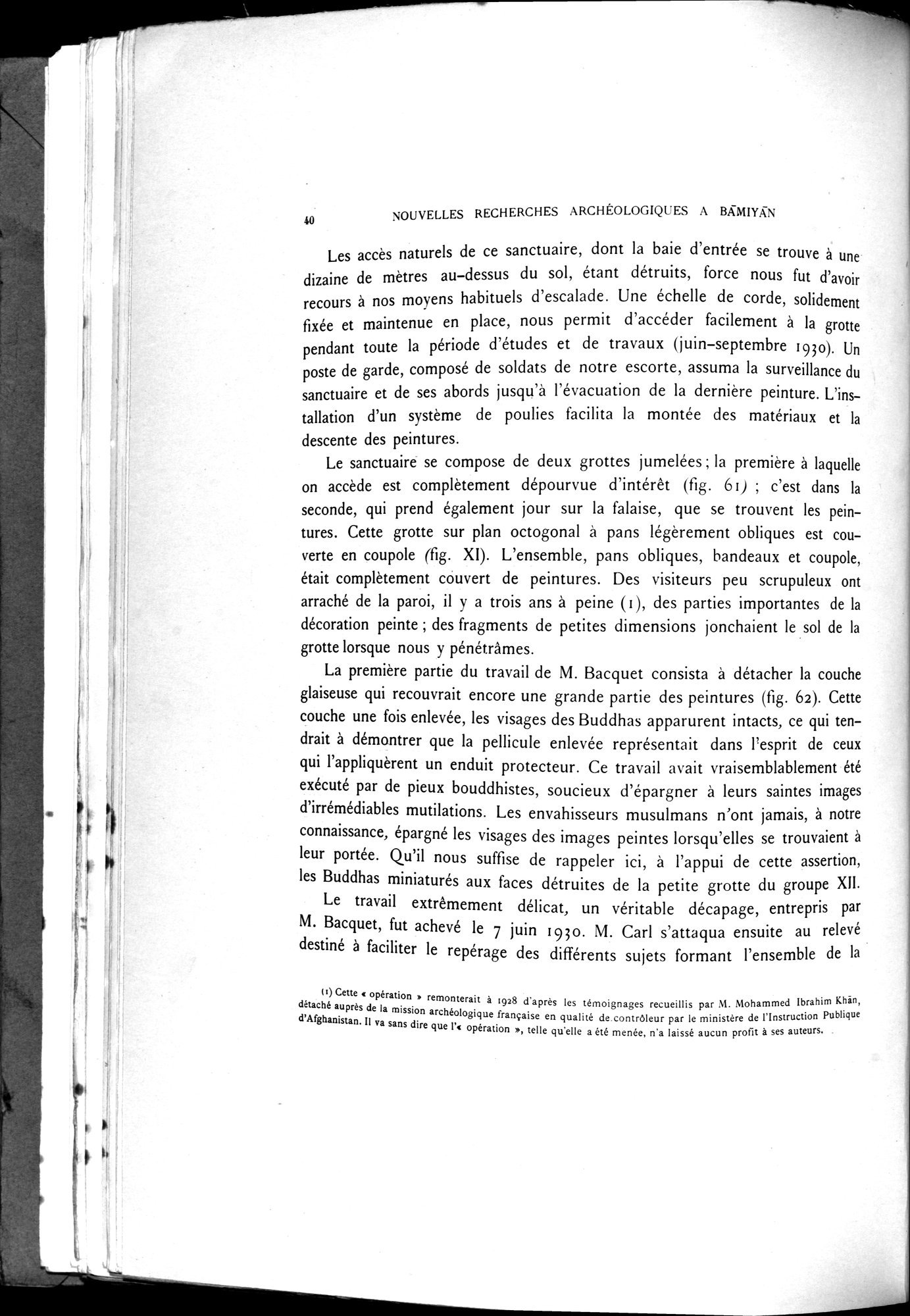 Nouvelles Recherches Archéologiques à Bāmiyān : vol.1 / 46 ページ（白黒高解像度画像）