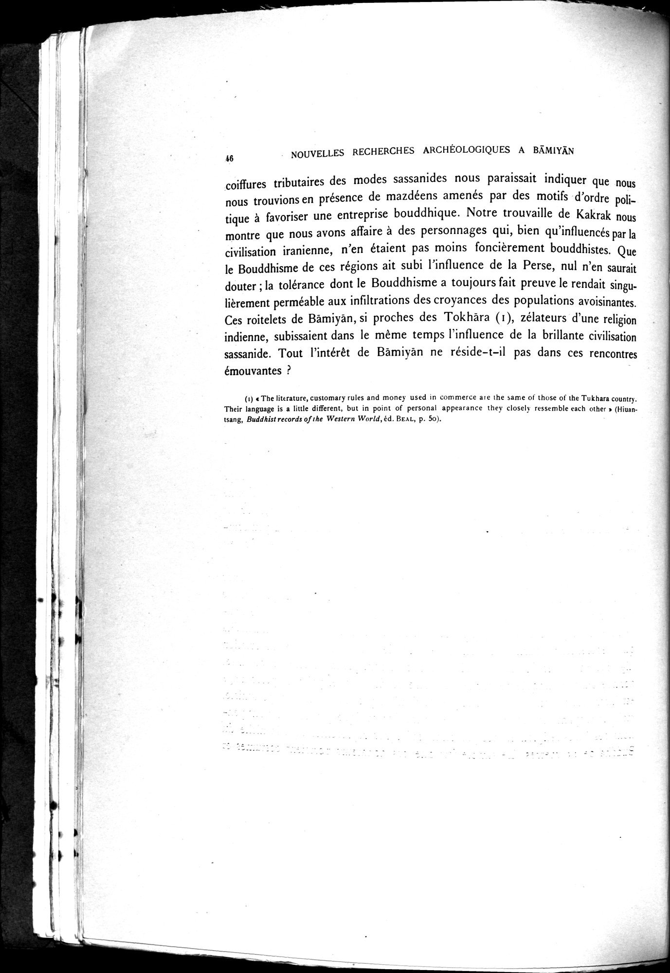 Nouvelles Recherches Archéologiques à Bāmiyān : vol.1 / 52 ページ（白黒高解像度画像）